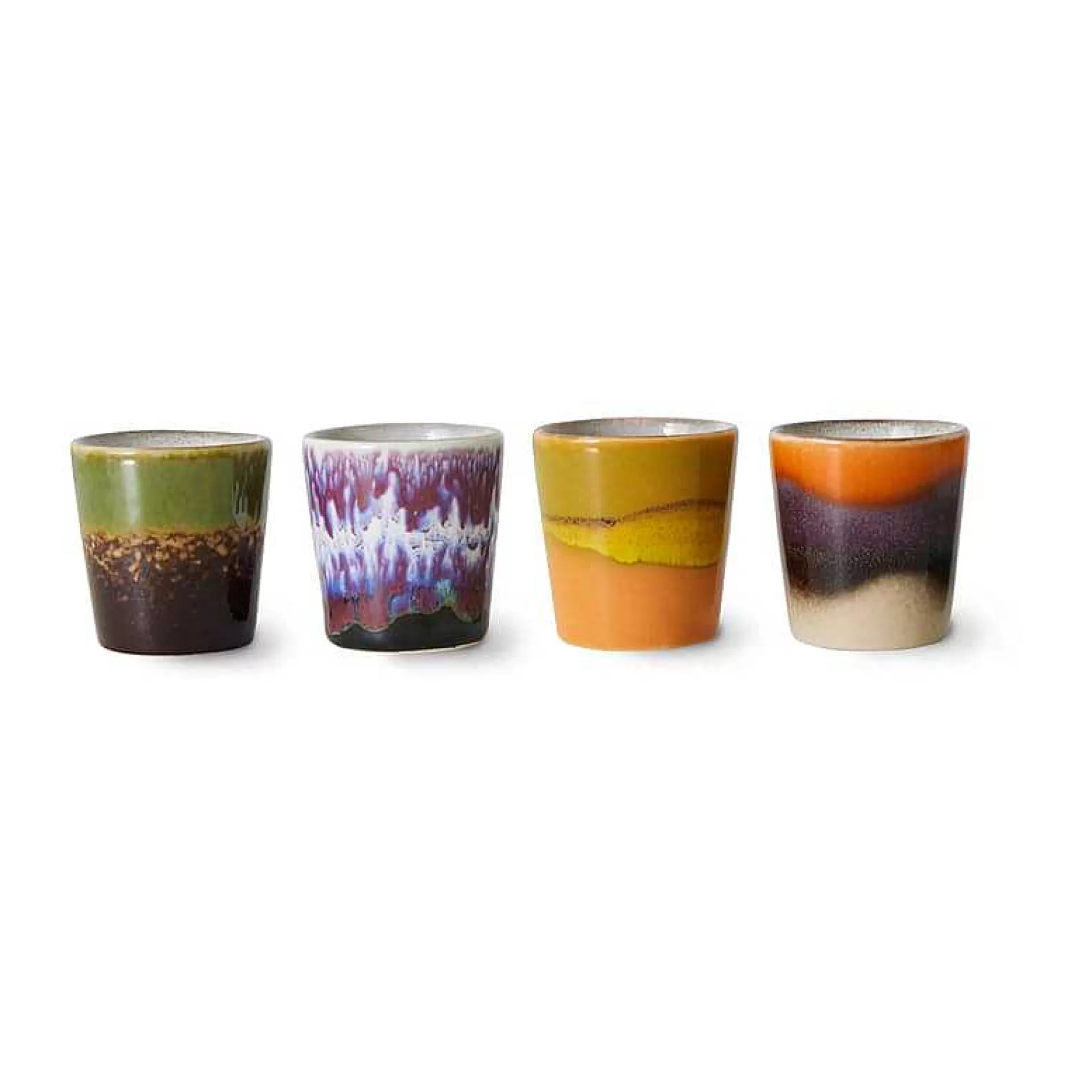 HK Living Eggeglass*70'S Eggekopp 4-Pk