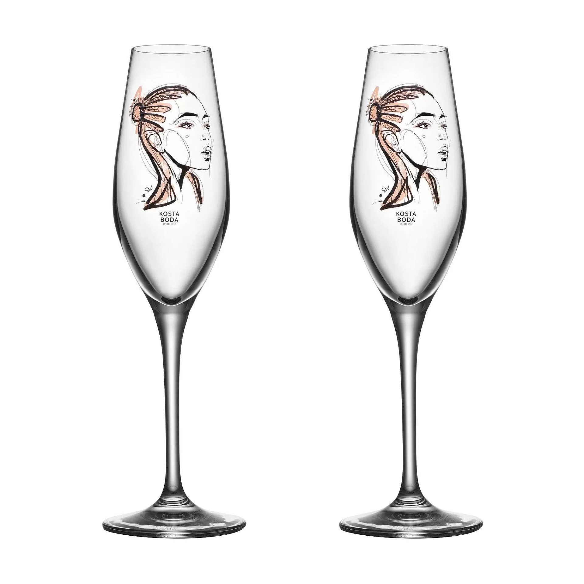 Kosta Boda Champagneglass*All About You Champagneglass 24 Cl 2-Stk.