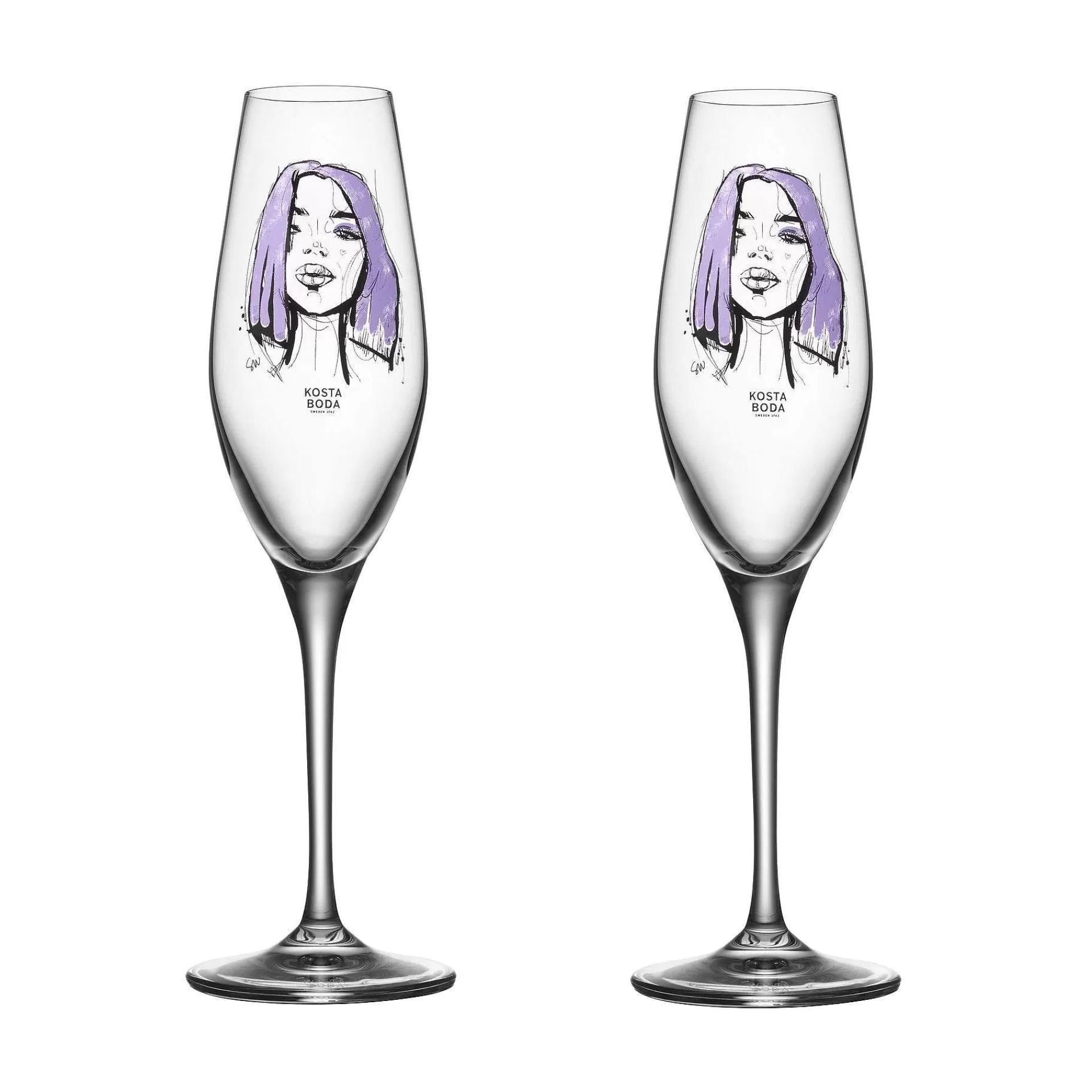 Kosta Boda Champagneglass*All About You Champagneglass 24 Cl 2-Stk.