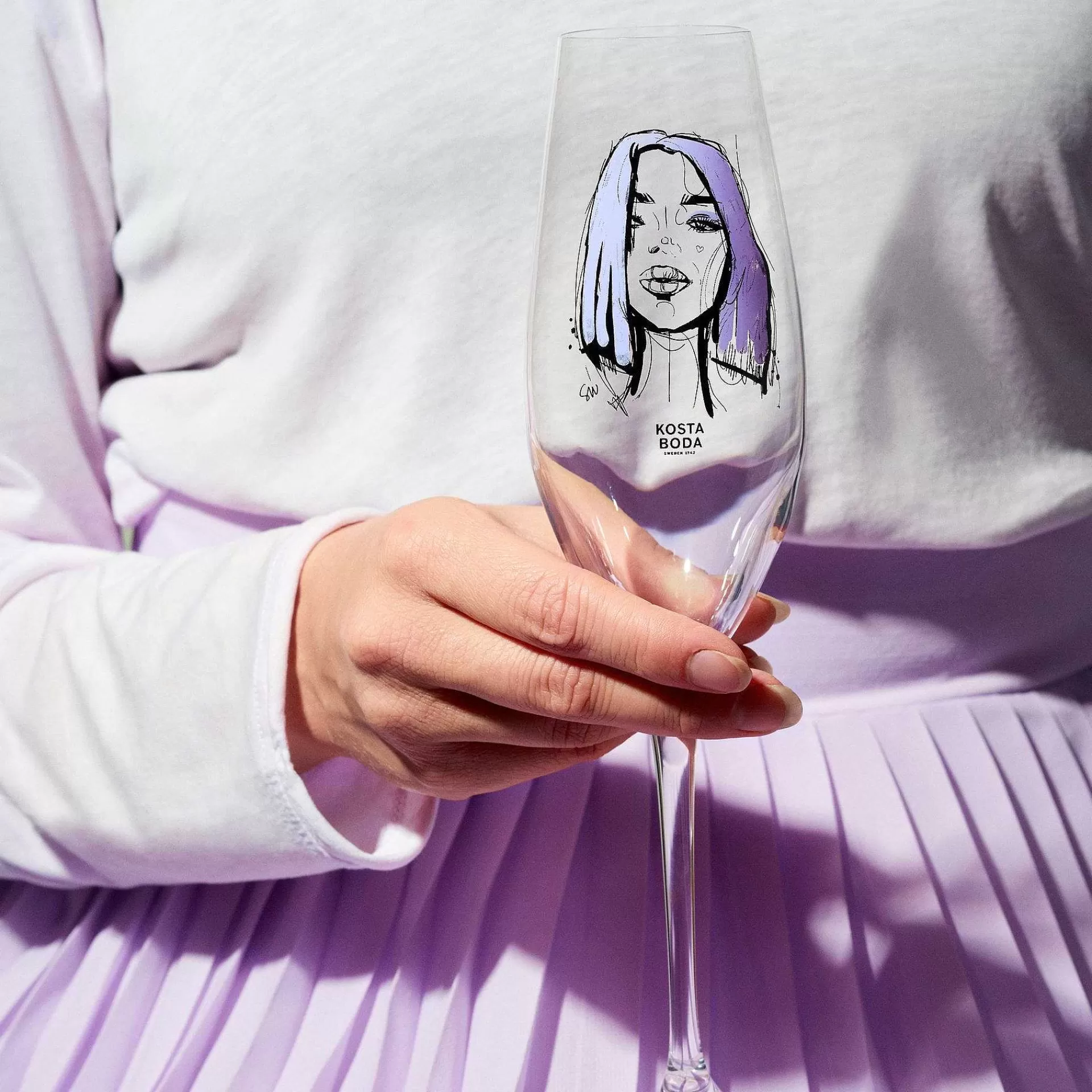 Kosta Boda Champagneglass*All About You Champagneglass 24 Cl 2-Stk.