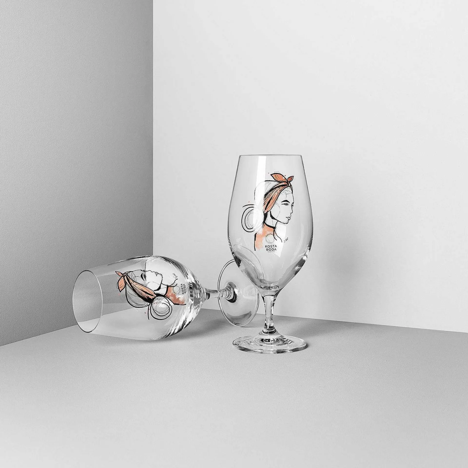 Kosta Boda Ølglass*All About You Ølglass 40 Cl 2-Pakn.