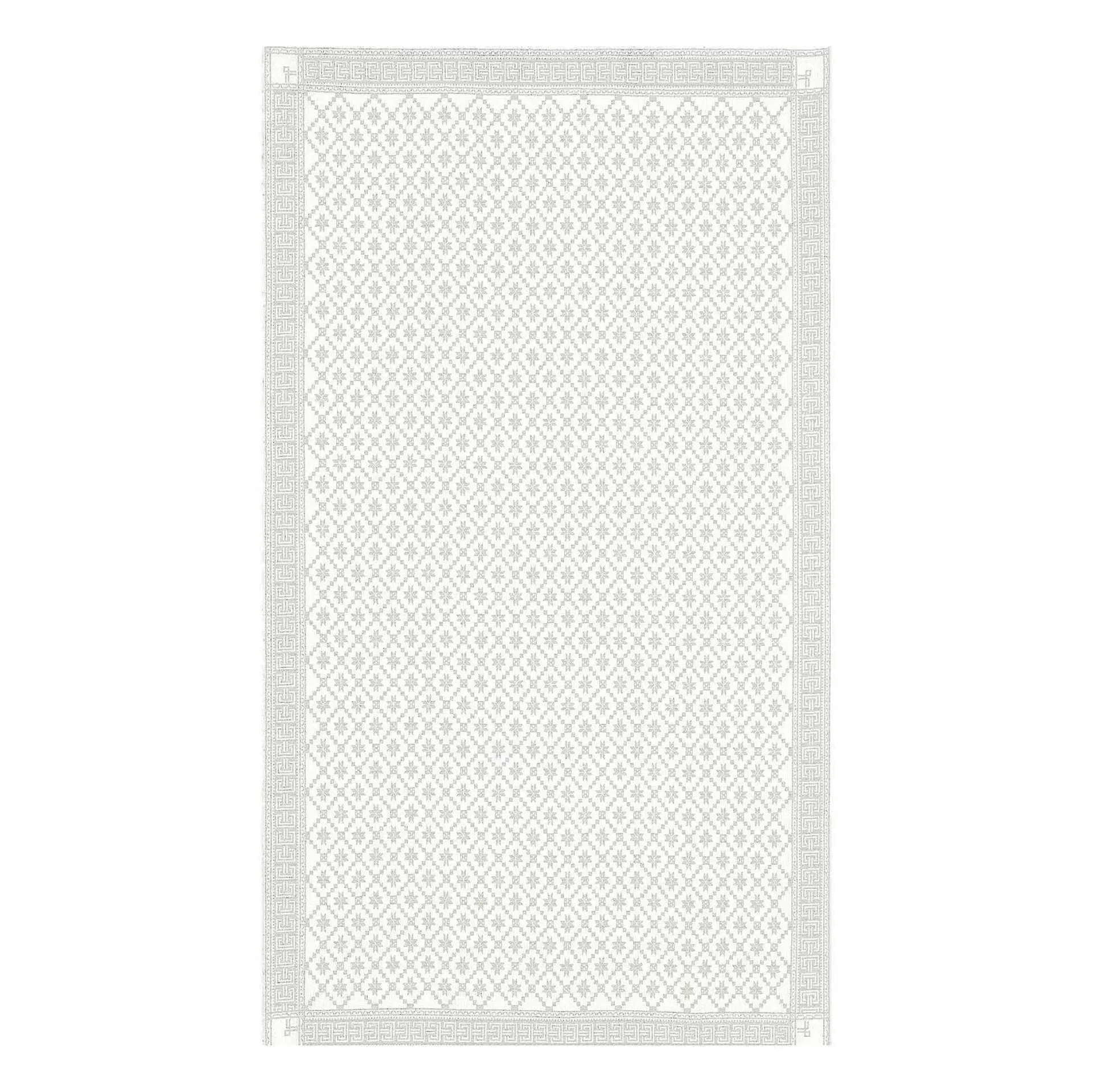 Ekelund Linneväveri Attebladrose Bordduk Beige