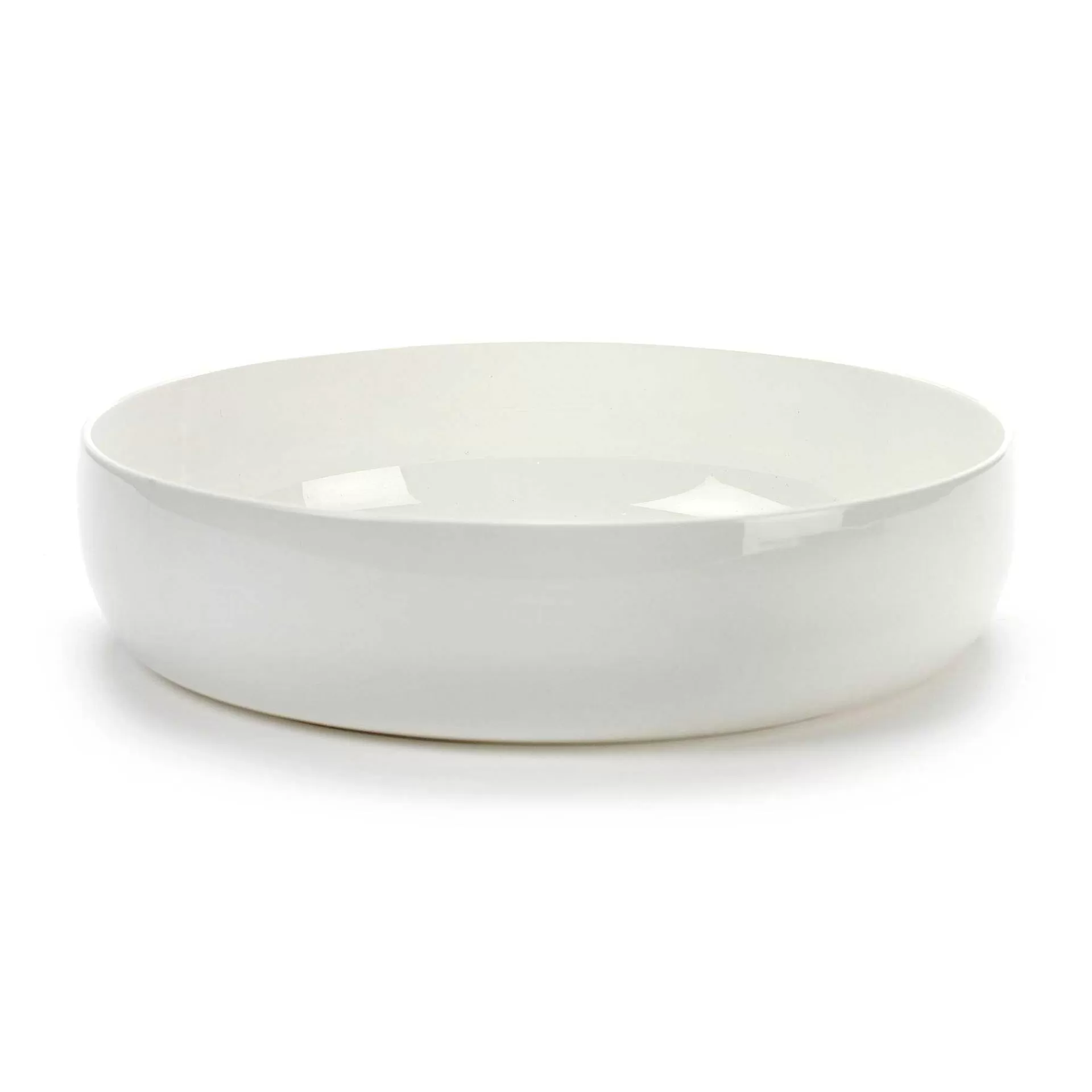 Serax Salatbolle*Base Serveringsskal Med Lav Kant Hvit