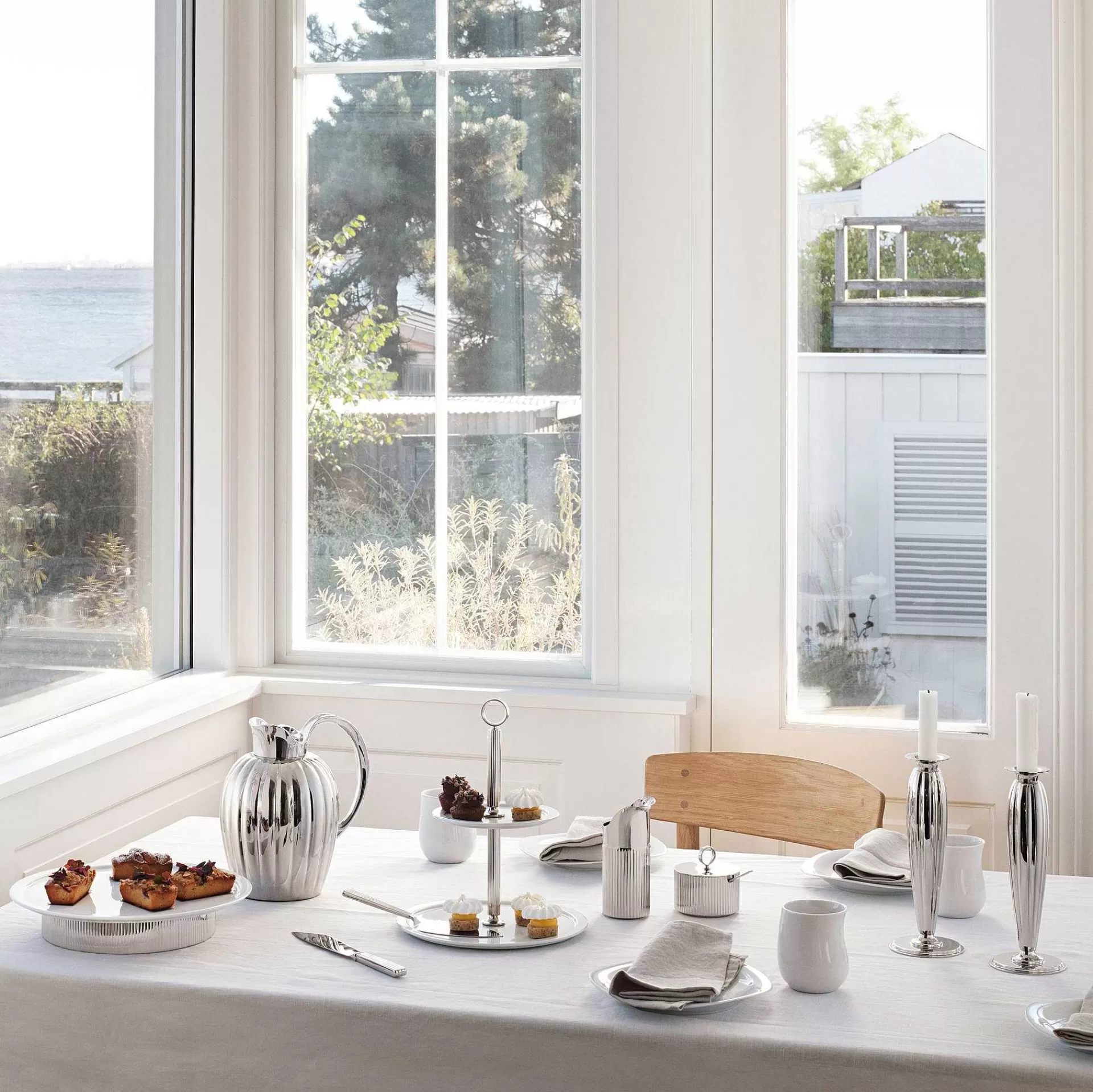 Georg Jensen Bernadotte Termokanne Pushlokk
