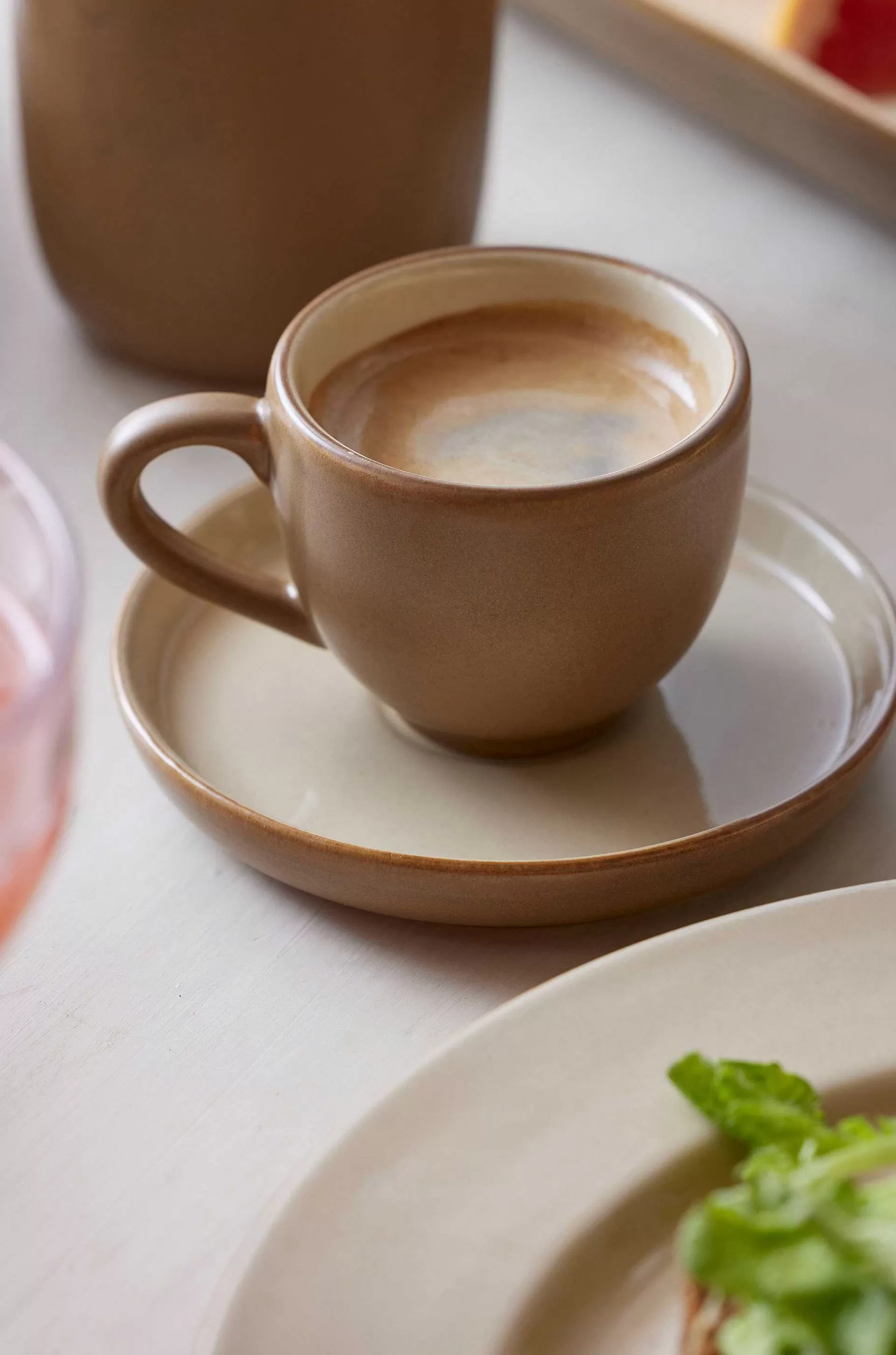 Bitz Gløggkopper* Espressokopp Med Fat 7 Cl Matt