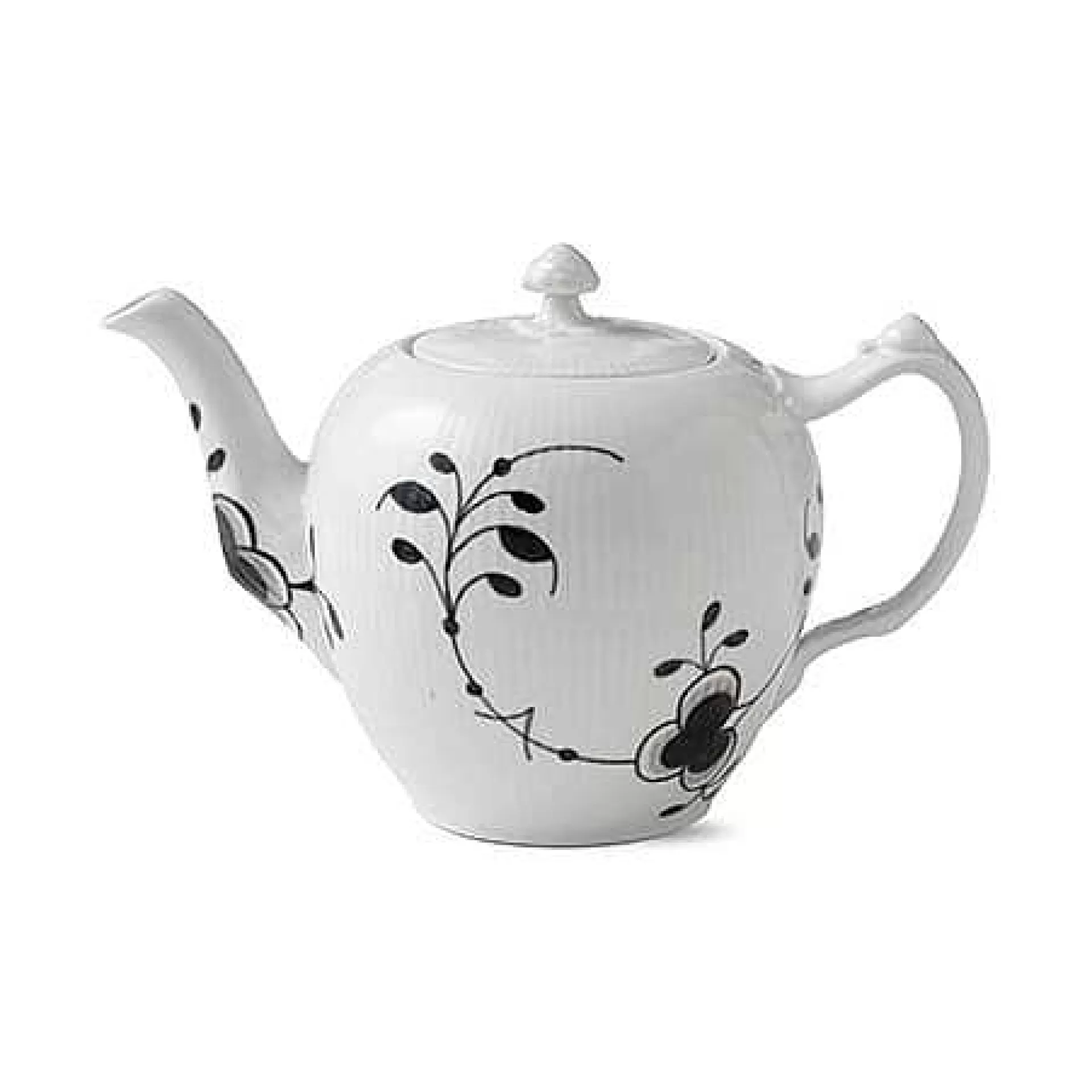 Royal Copenhagen Black Fluted Mega Tekanne