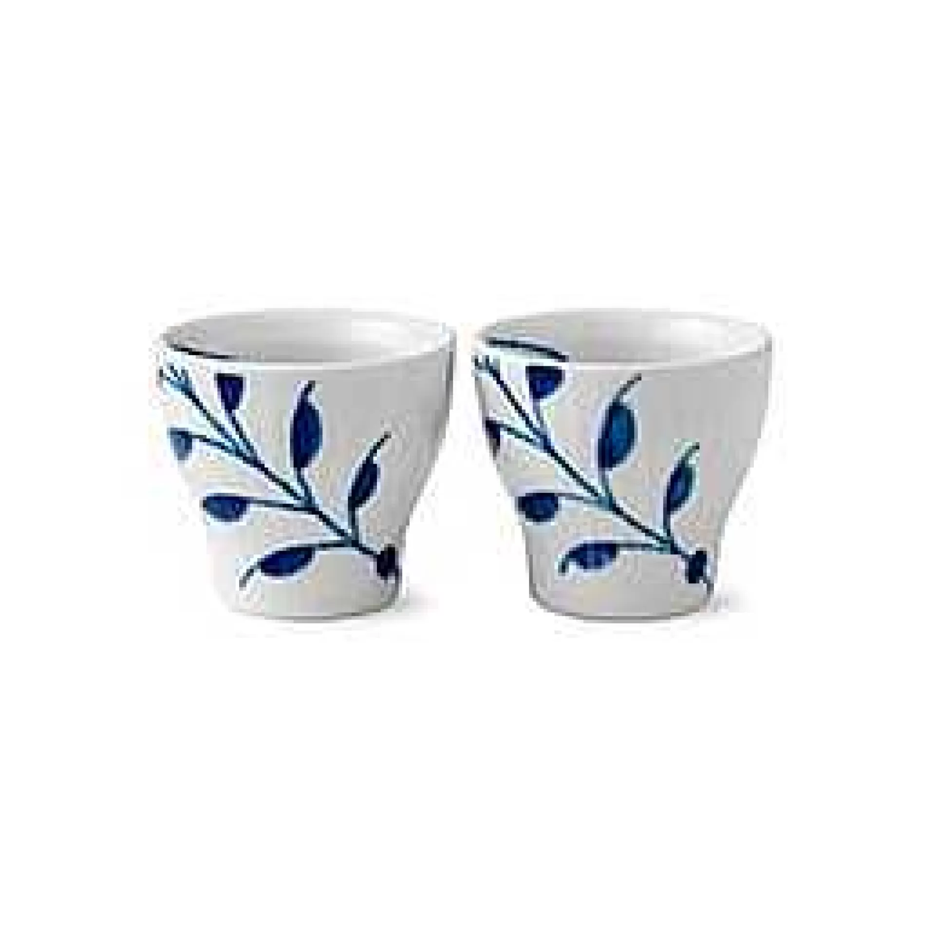 Royal Copenhagen Eggeglass*Blue Fluted Mega Eggeglass 2-Pakn.