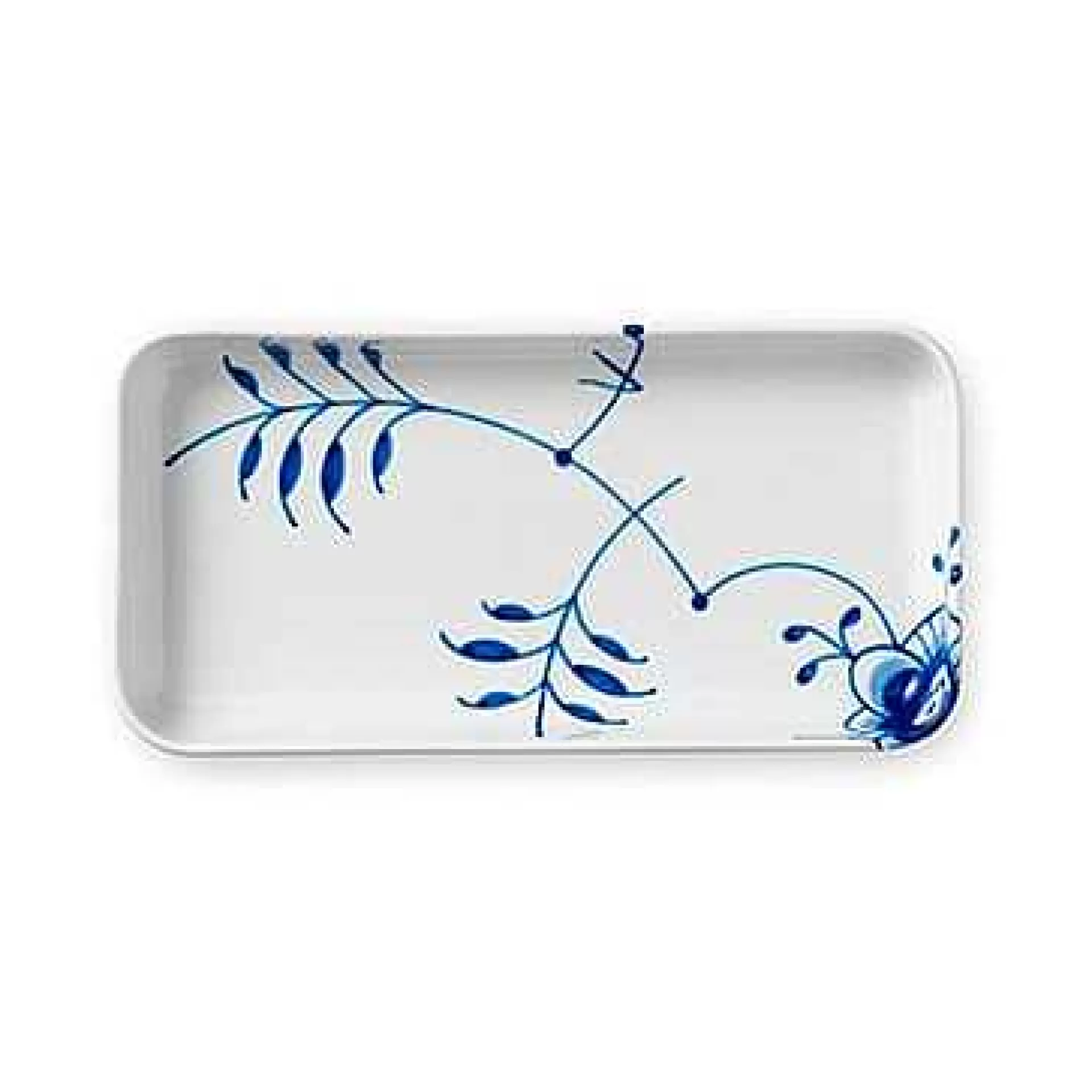 Royal Copenhagen Serveringsfat*Blue Fluted Mega Rektangulaert Fat