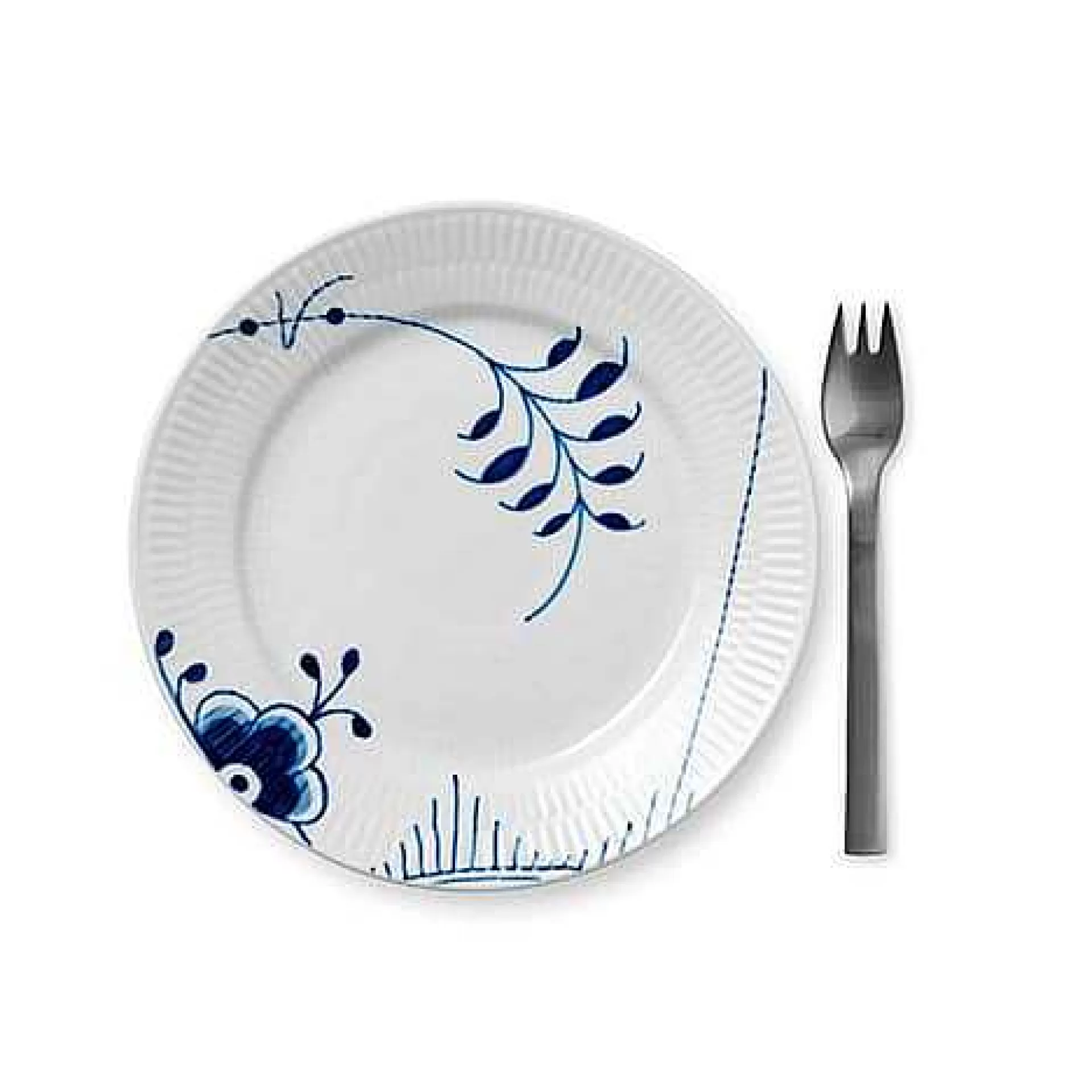 Royal Copenhagen Asjetter*Blue Fluted Mega Tallerken 2
