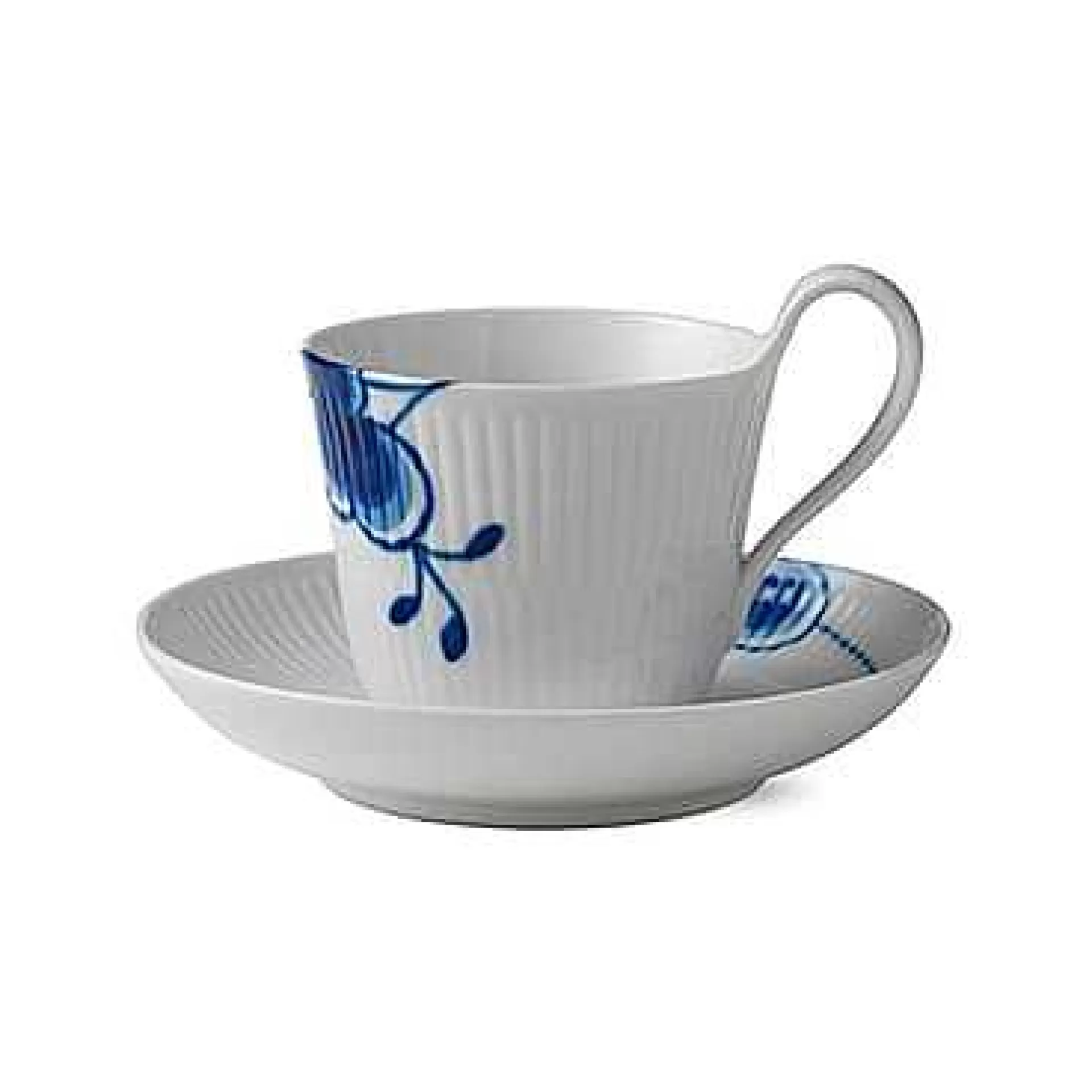 Royal Copenhagen Tekopper*Blue Fluted Mega Tekopp Med Skal