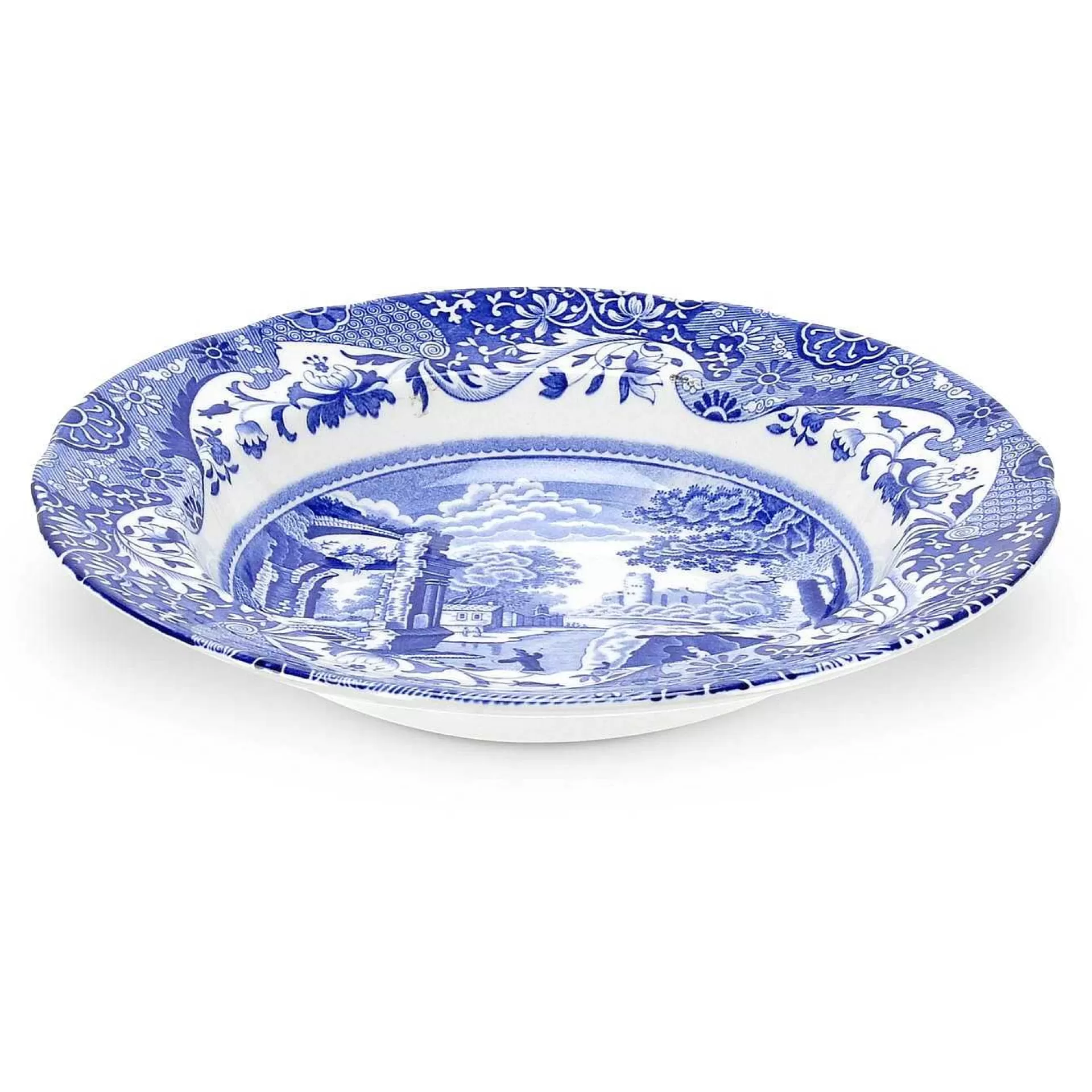 Spode Dype Tallerkener*Blue Italian Dyp Tallerken