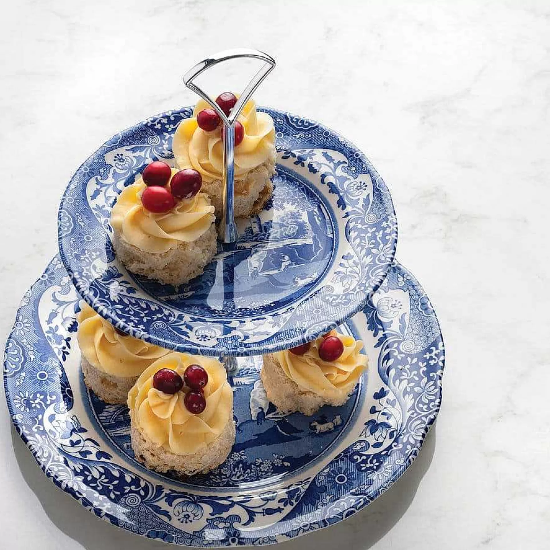 Spode Kakefat*Blue Italian Kakefat