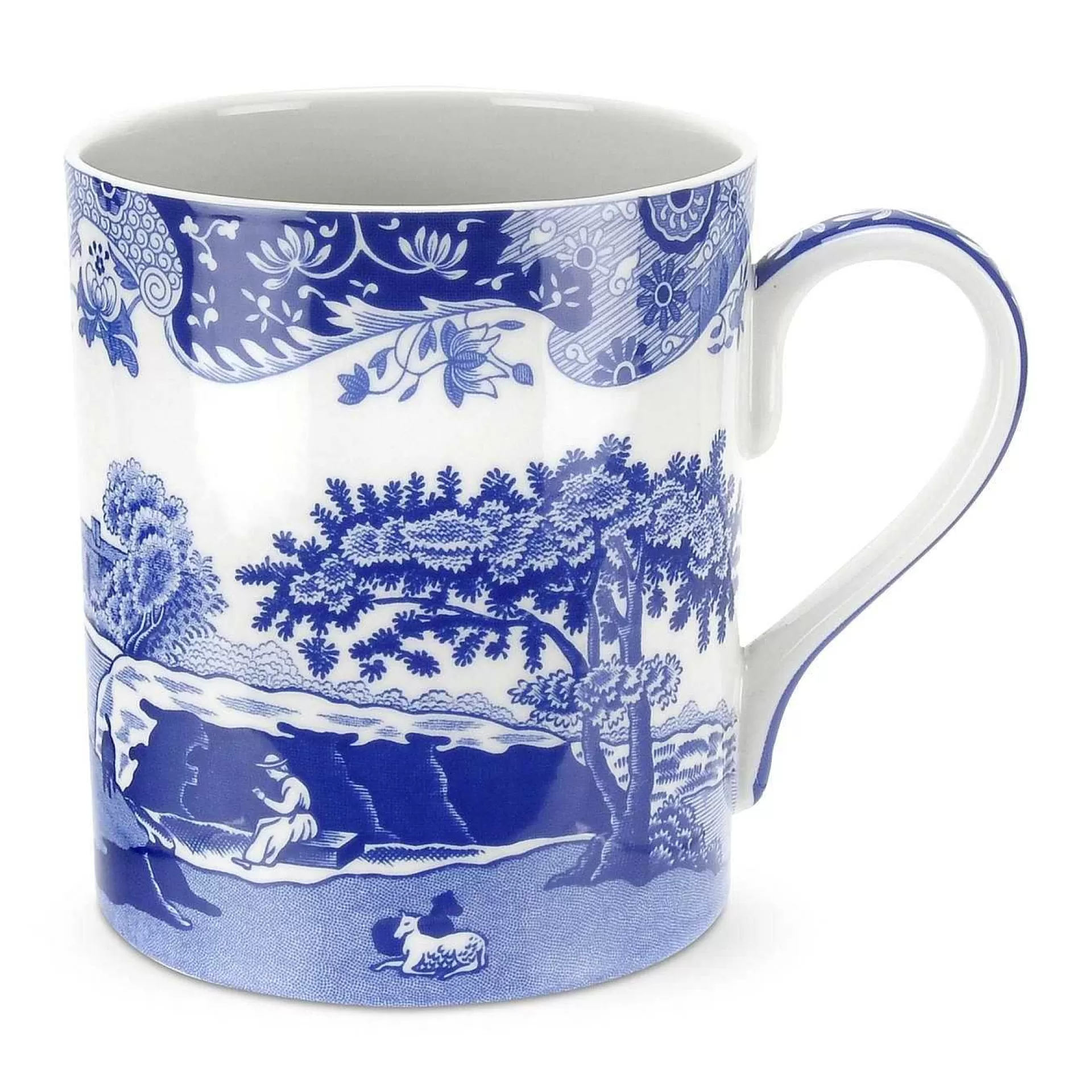Spode Tekopper*Blue Italian Kopp Stor