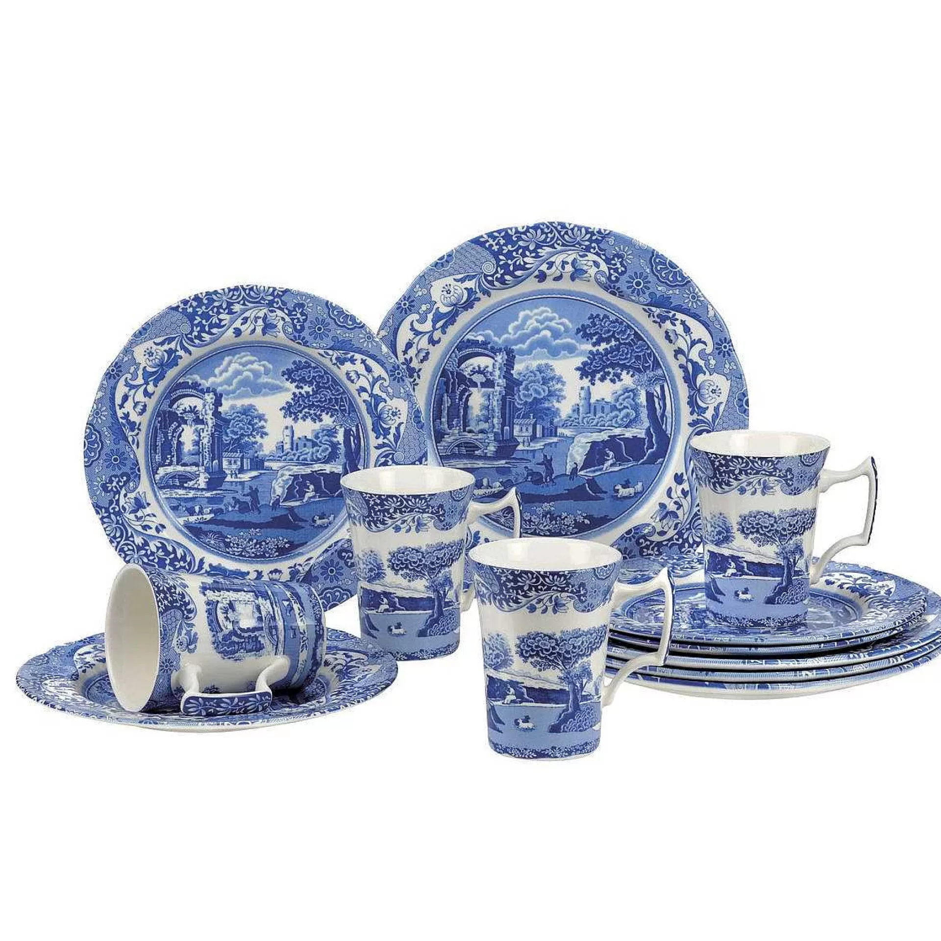 Spode Servise & Startsett*Blue Italian Startsett