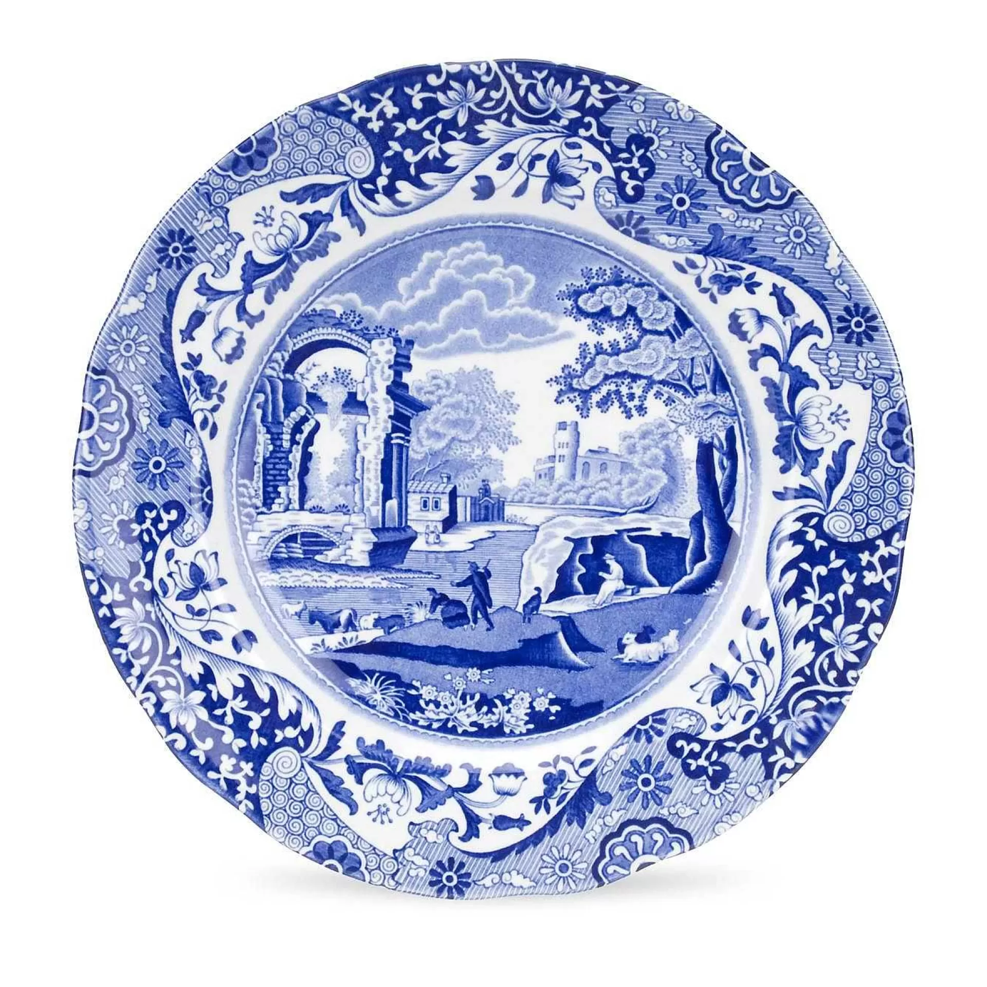 Spode Asjetter*Blue Italian Tallerken