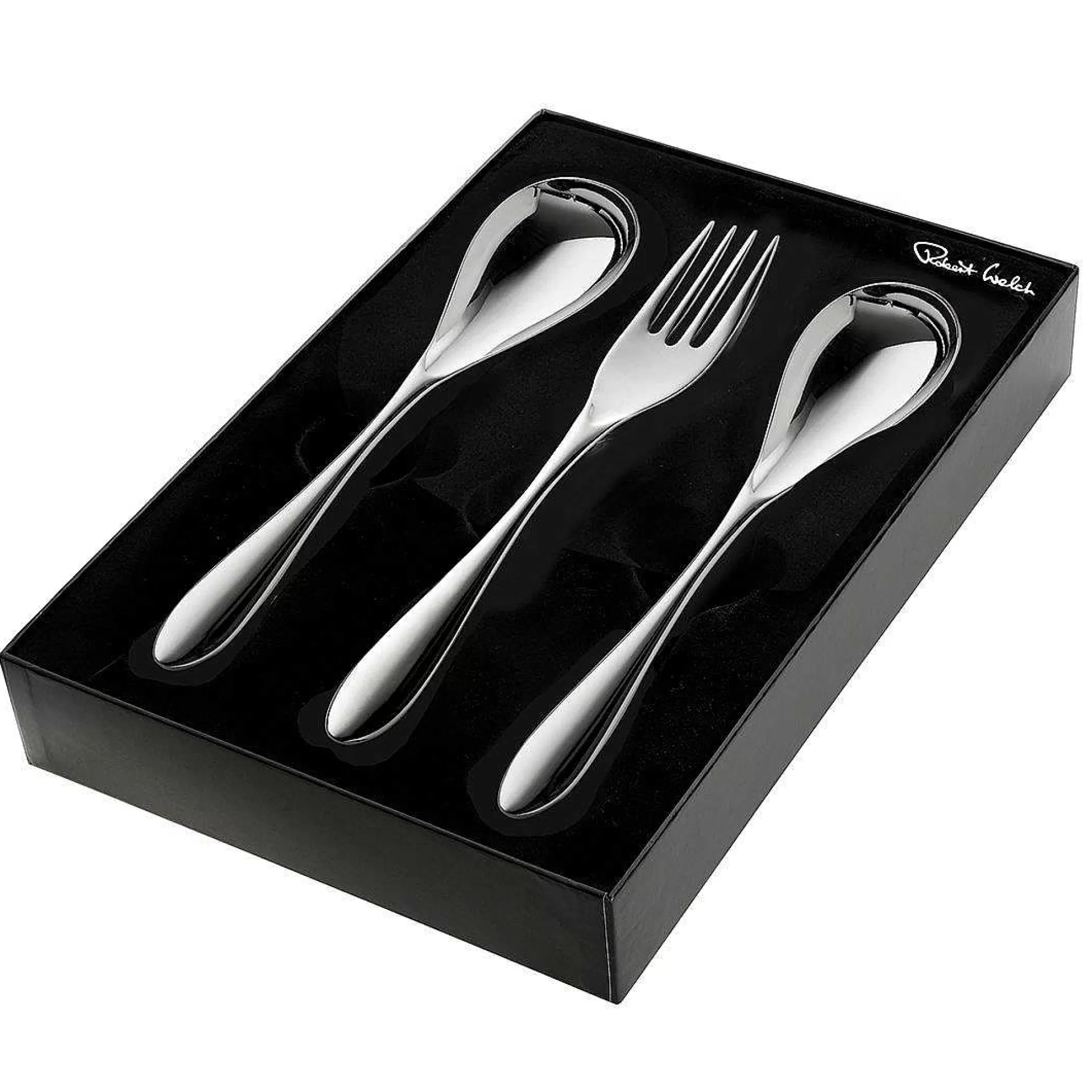 Robert Welch Bourton Bright Serveringsbestikk 3 Deler