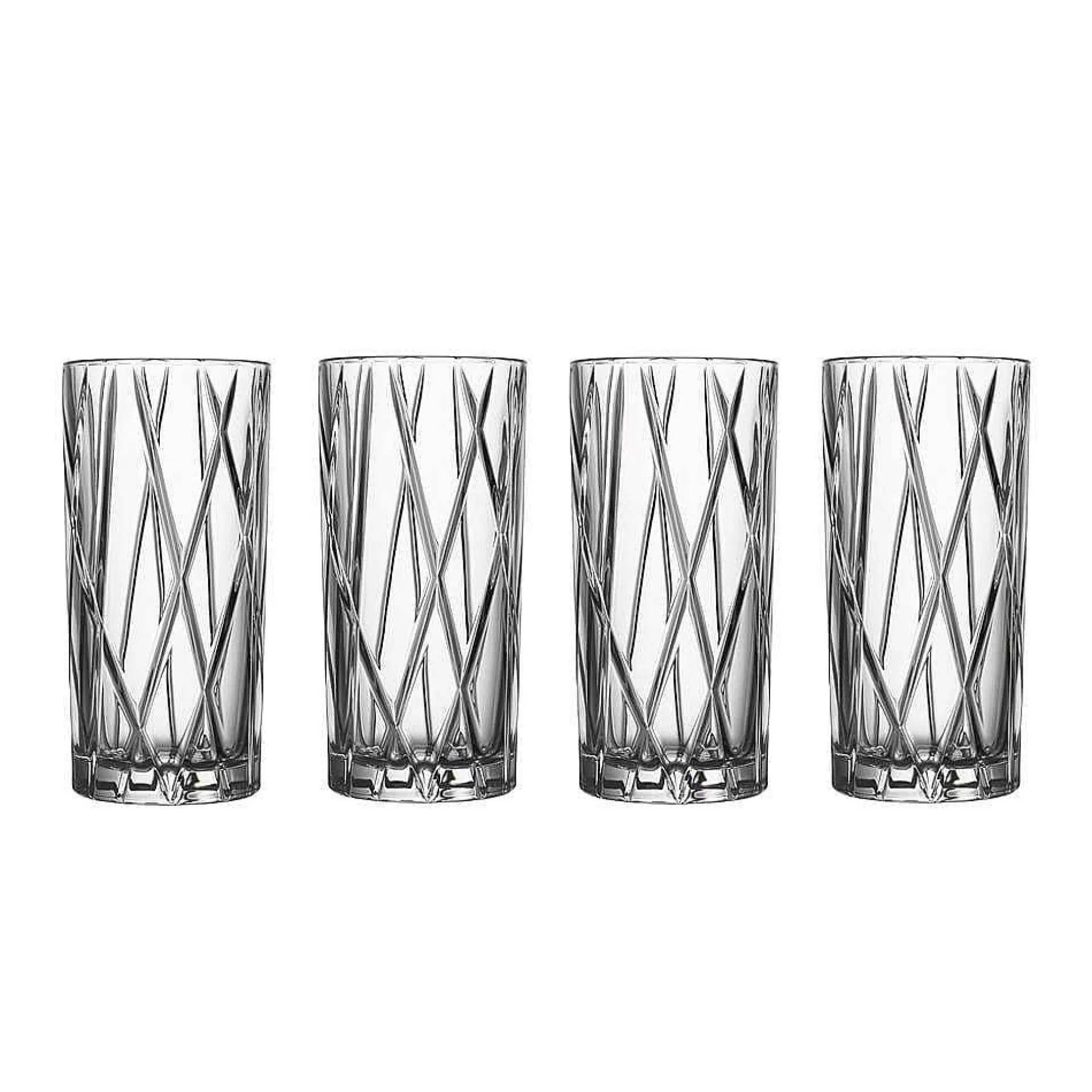 Orrefors Highballglass & Longdrinkglass*City High Ball Glass 4-Pakk