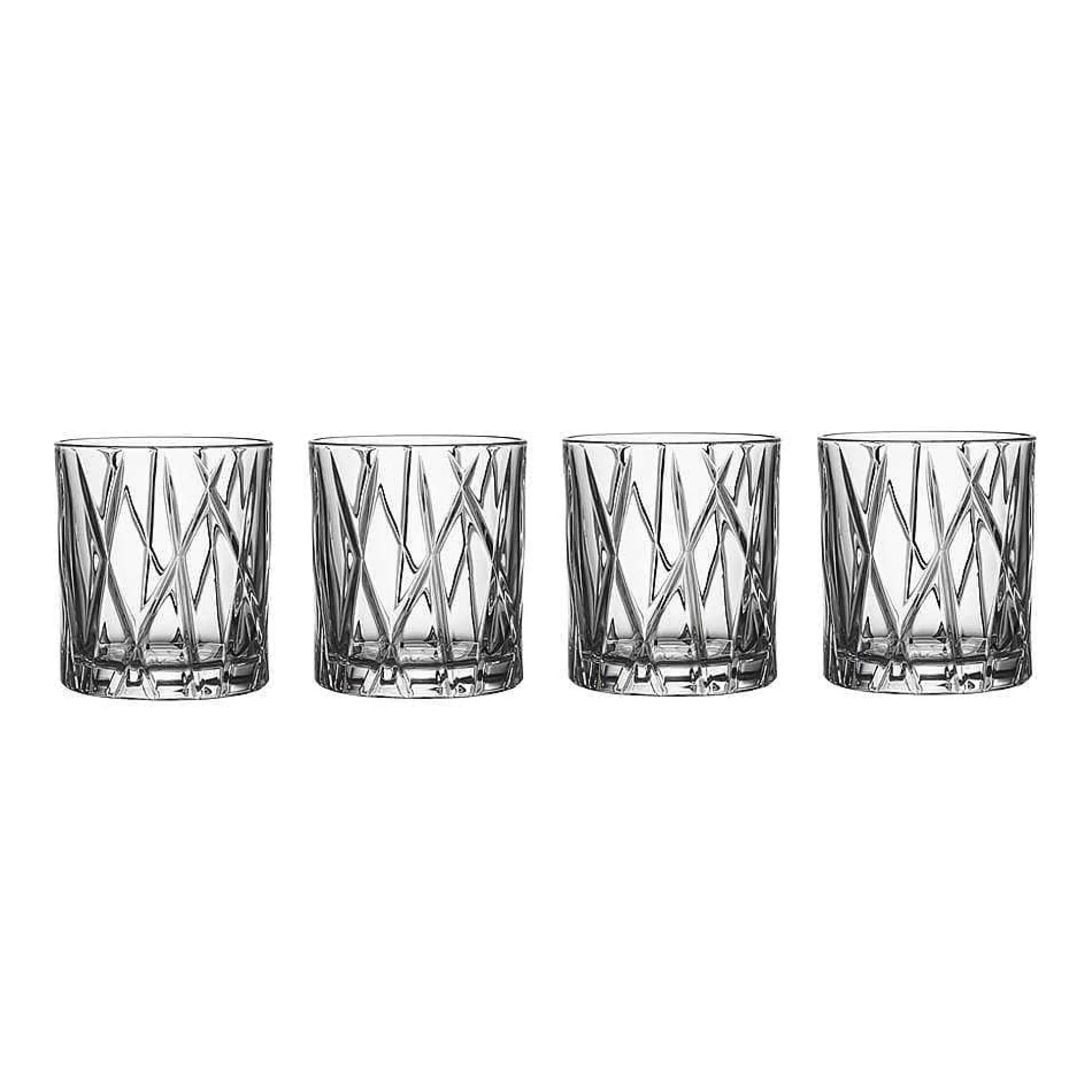 Orrefors Whiskyglass & Cognacglass*City Old Fashioned Glass 4-Pakk