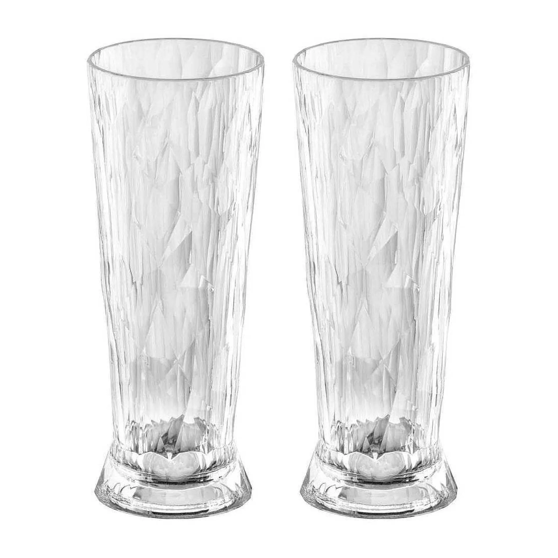 Koziol Ølglass*Club No. 11 Ølglass Plast 50 Cl 2-Pakning