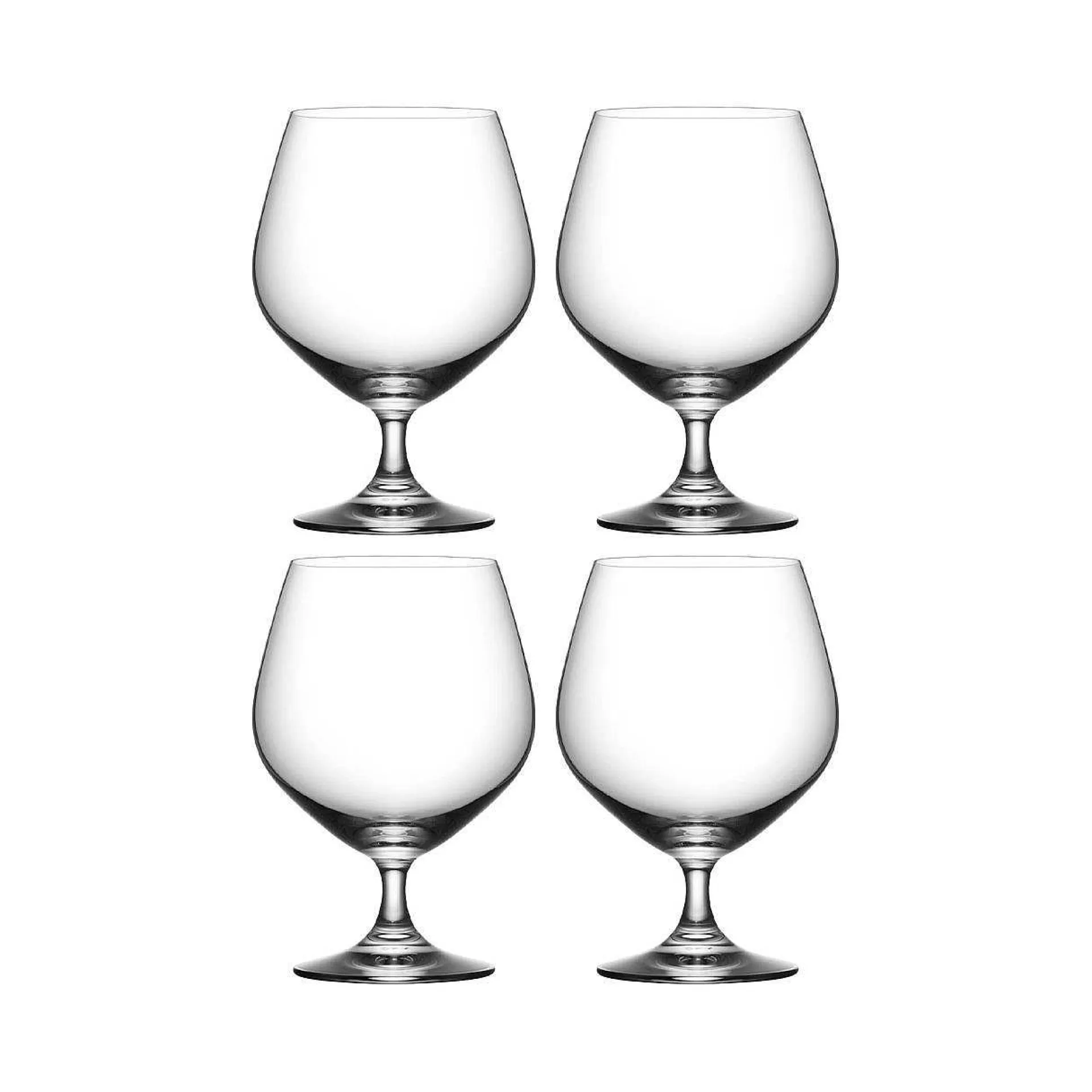 Orrefors Whiskyglass & Cognacglass*Cognac Prestige Konjakkglass 4-Pakn.