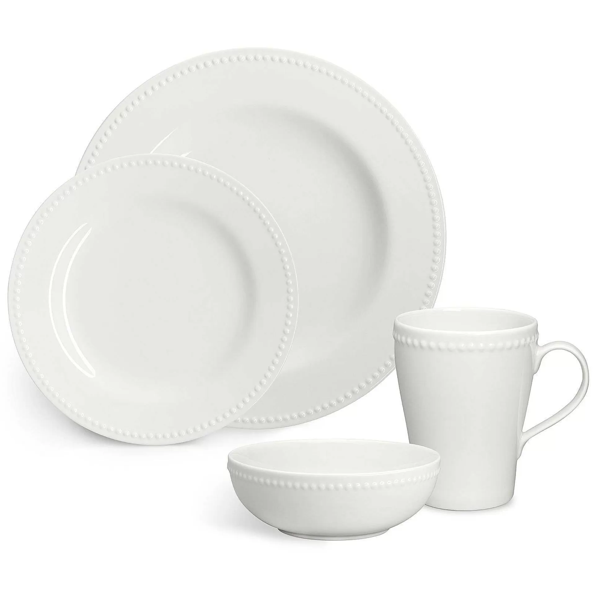 Scandi Living Asjetter*Dots Liten Tallerken 22 Cm 4 Stk