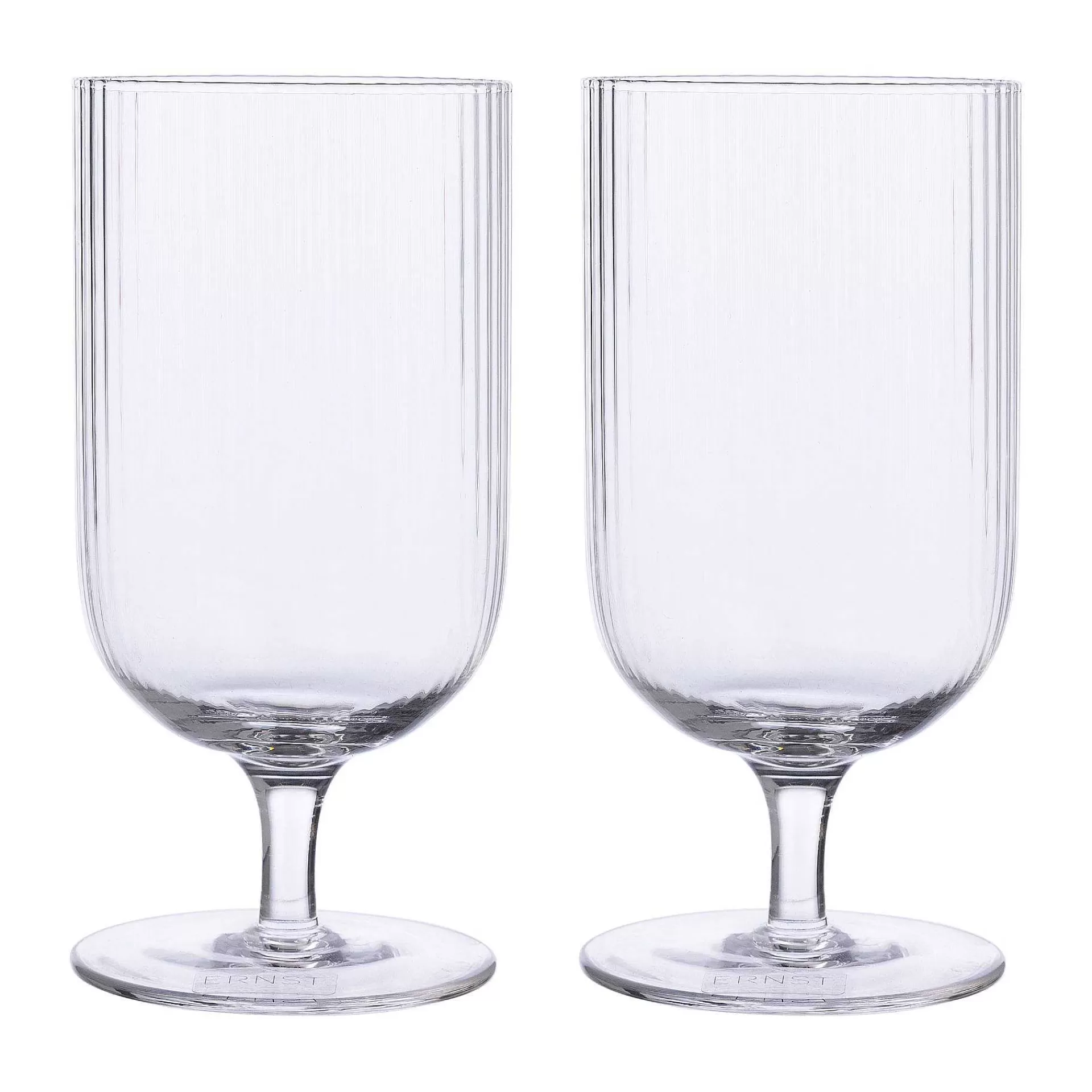 ERNST Ølglass* Ølglass Riflet 2-Pakning