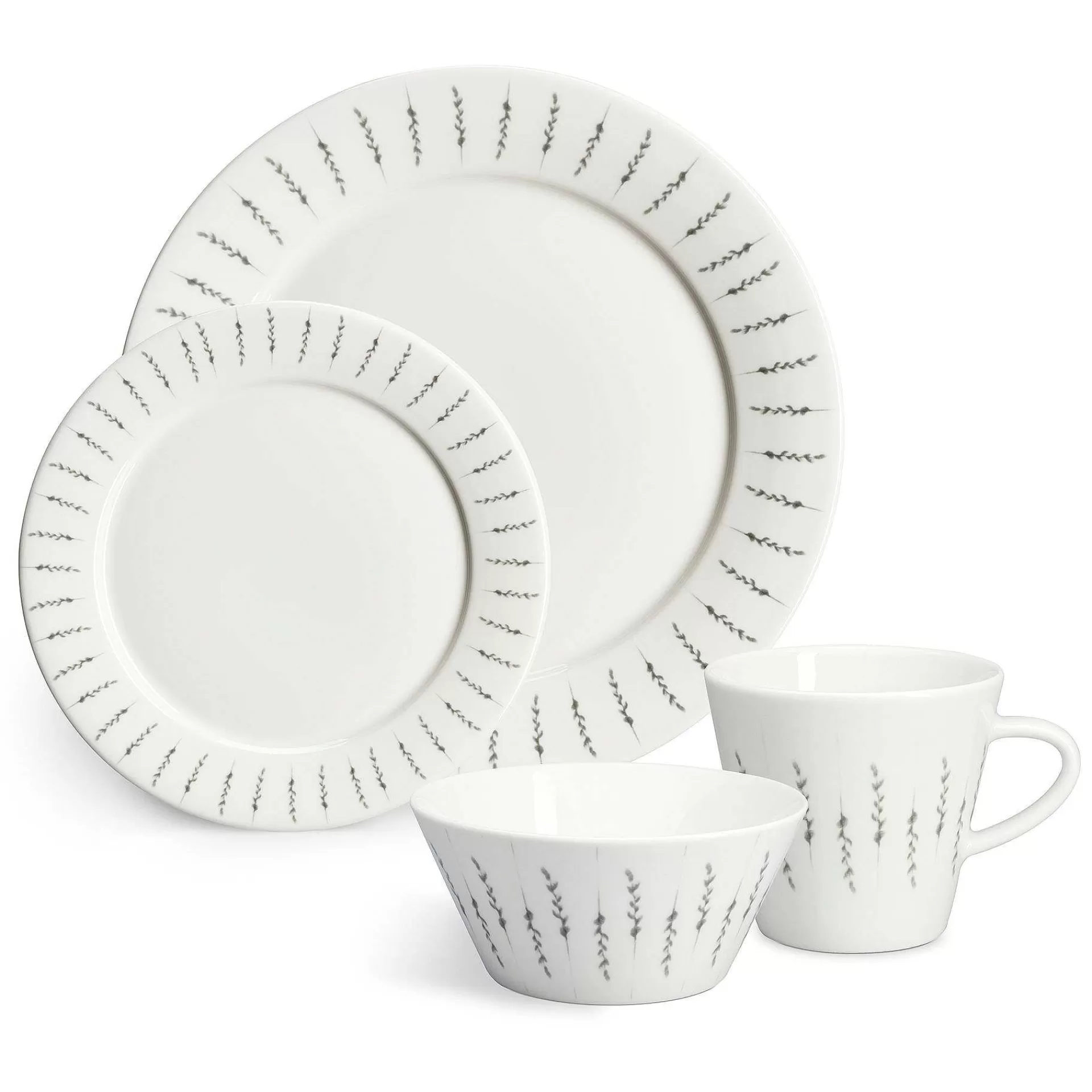 Scandi Living Middagstallerkener*Farsvingel Tallerken 28 Cm 4 Stk.