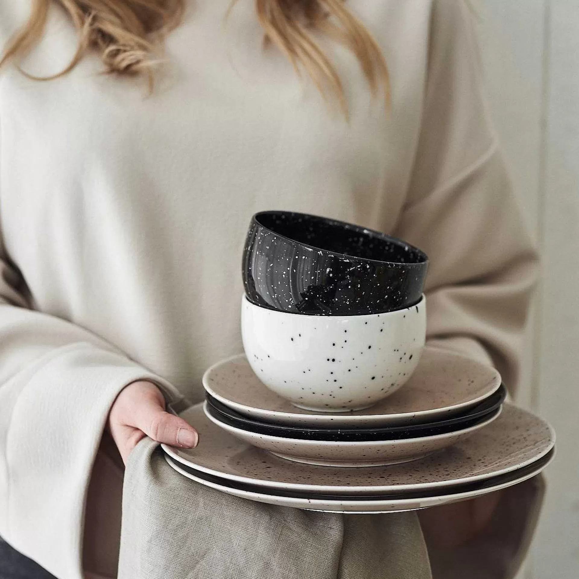 Scandi Living Frokostskåler*Freckle Skal 60 Cl