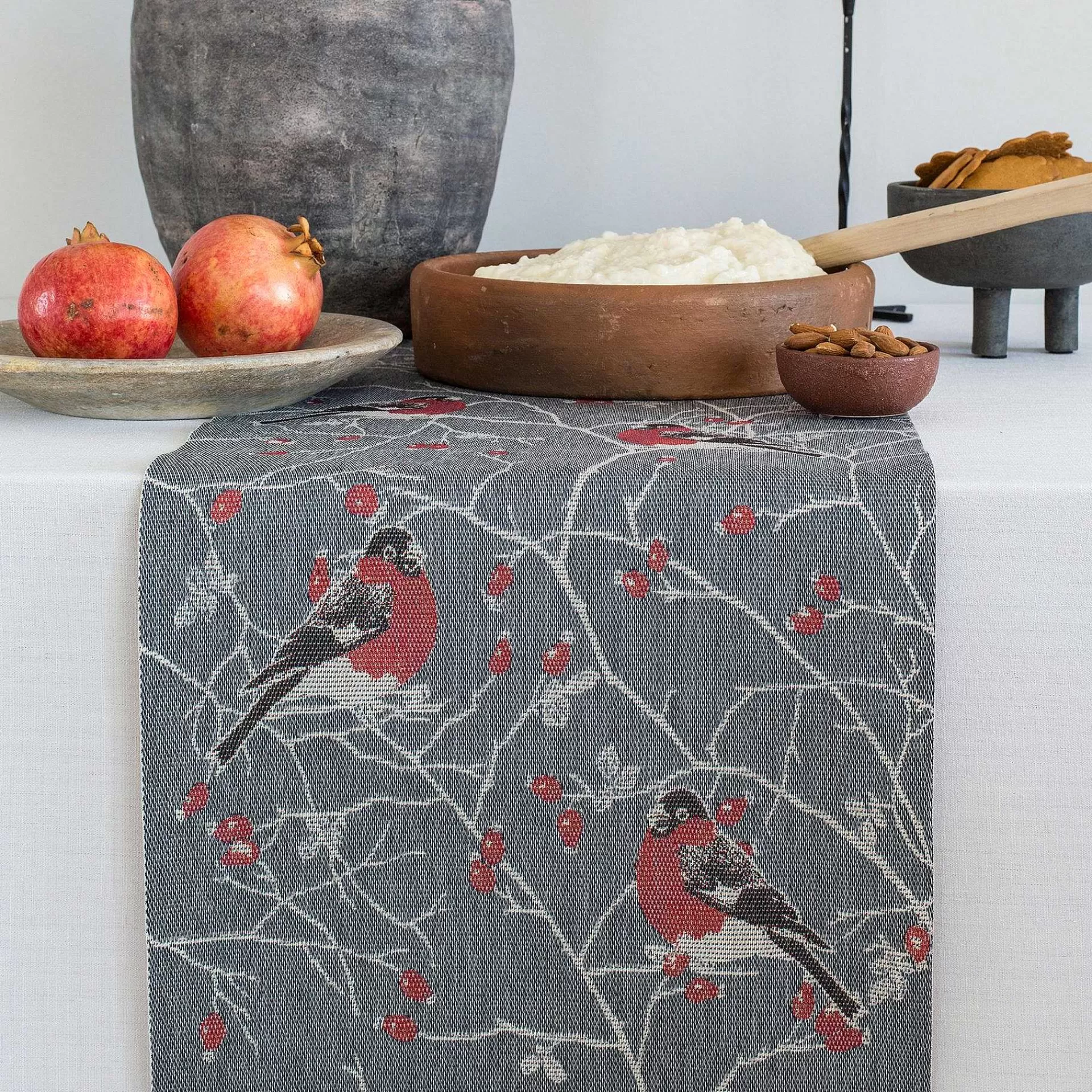 Ekelund Linneväveri Frostkvist Bordsloper 35X140 Cm
