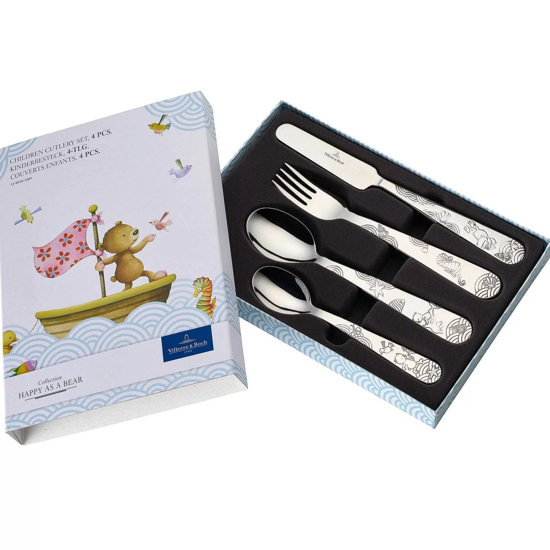 Villeroy & Boch Happy As A Bear Barnebestikk 4 Deler