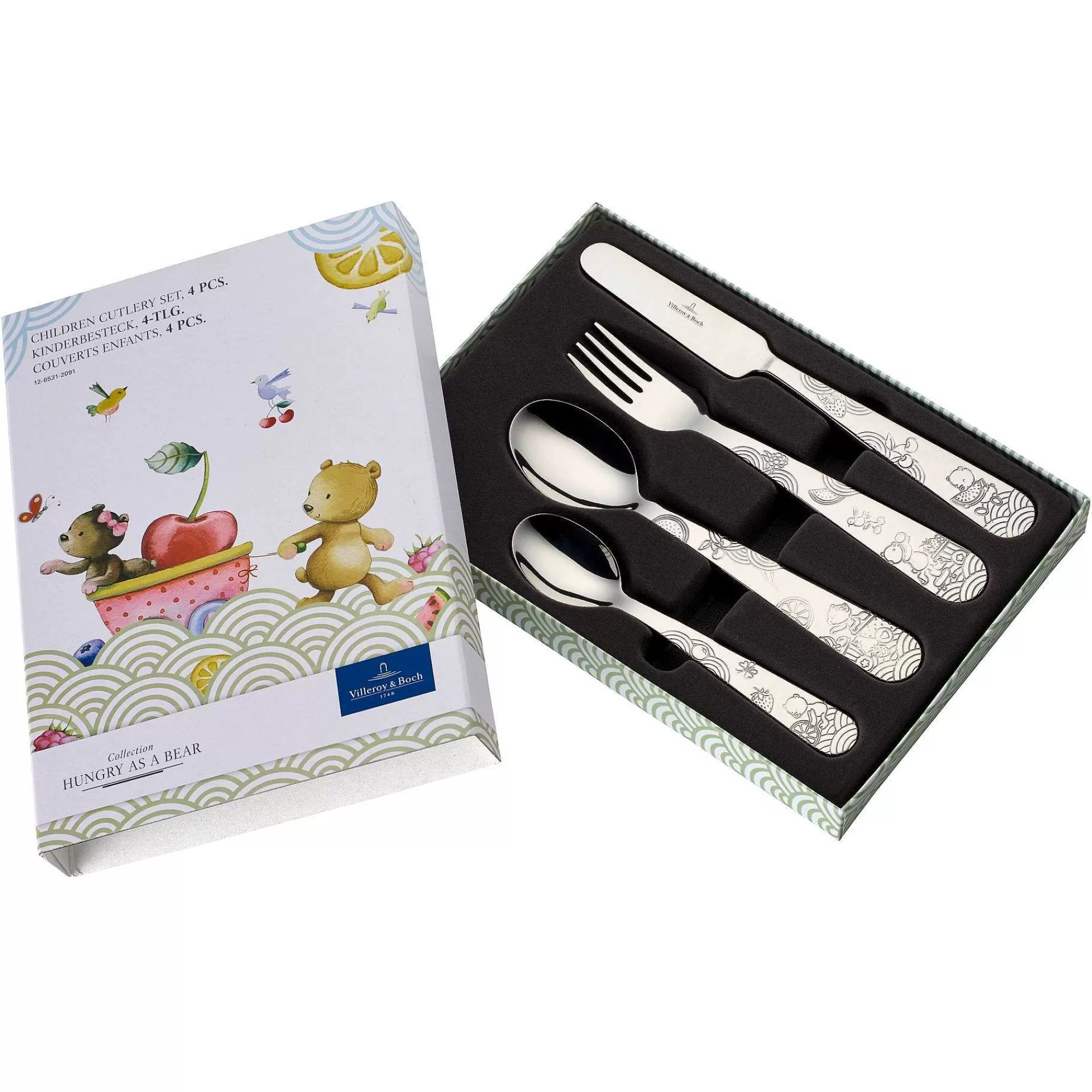 Villeroy & Boch Hungry As A Bear Barnebestikk 4 Deler