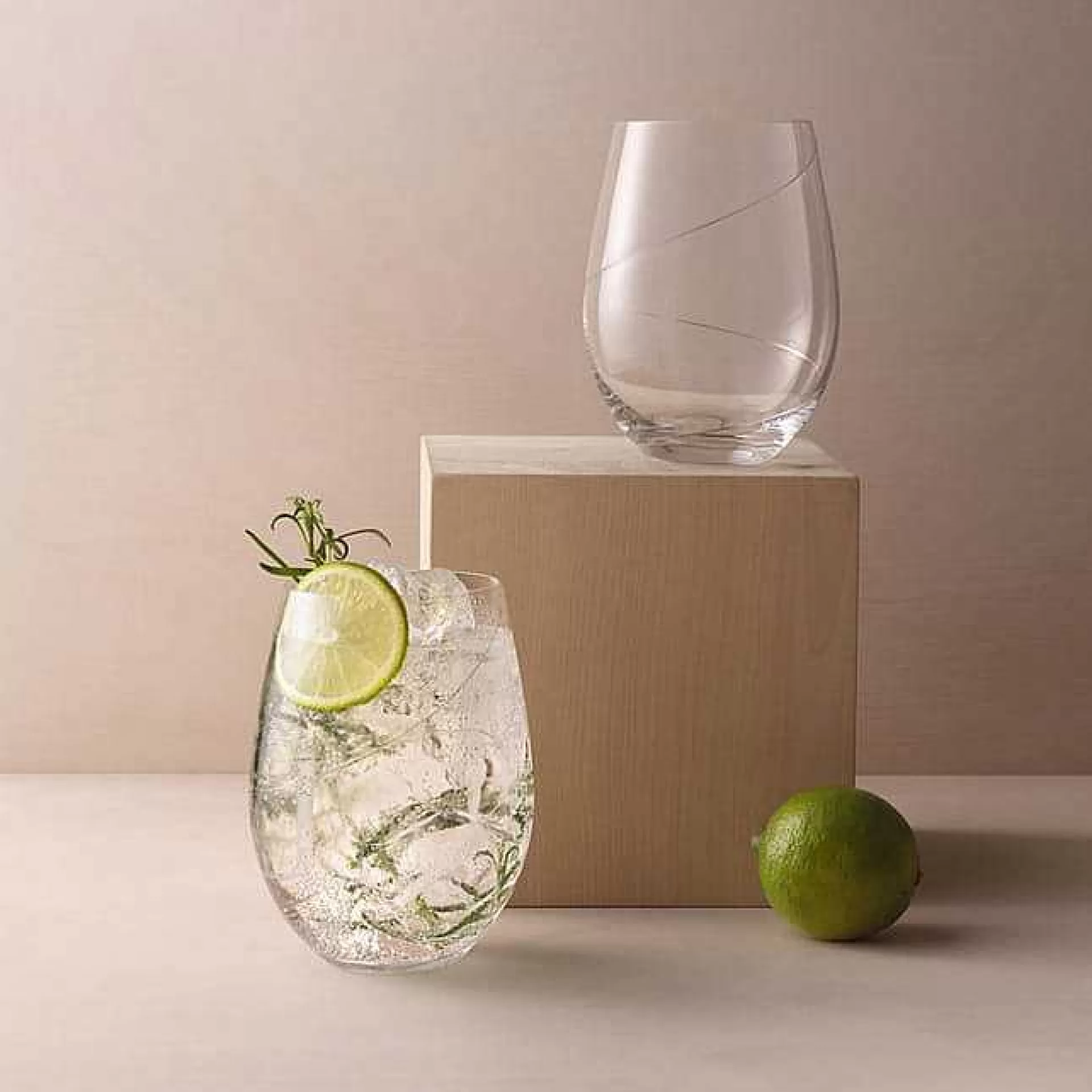 Kosta Boda Highballglass & Longdrinkglass*Line Gin & Tonic Glass 60 Cl