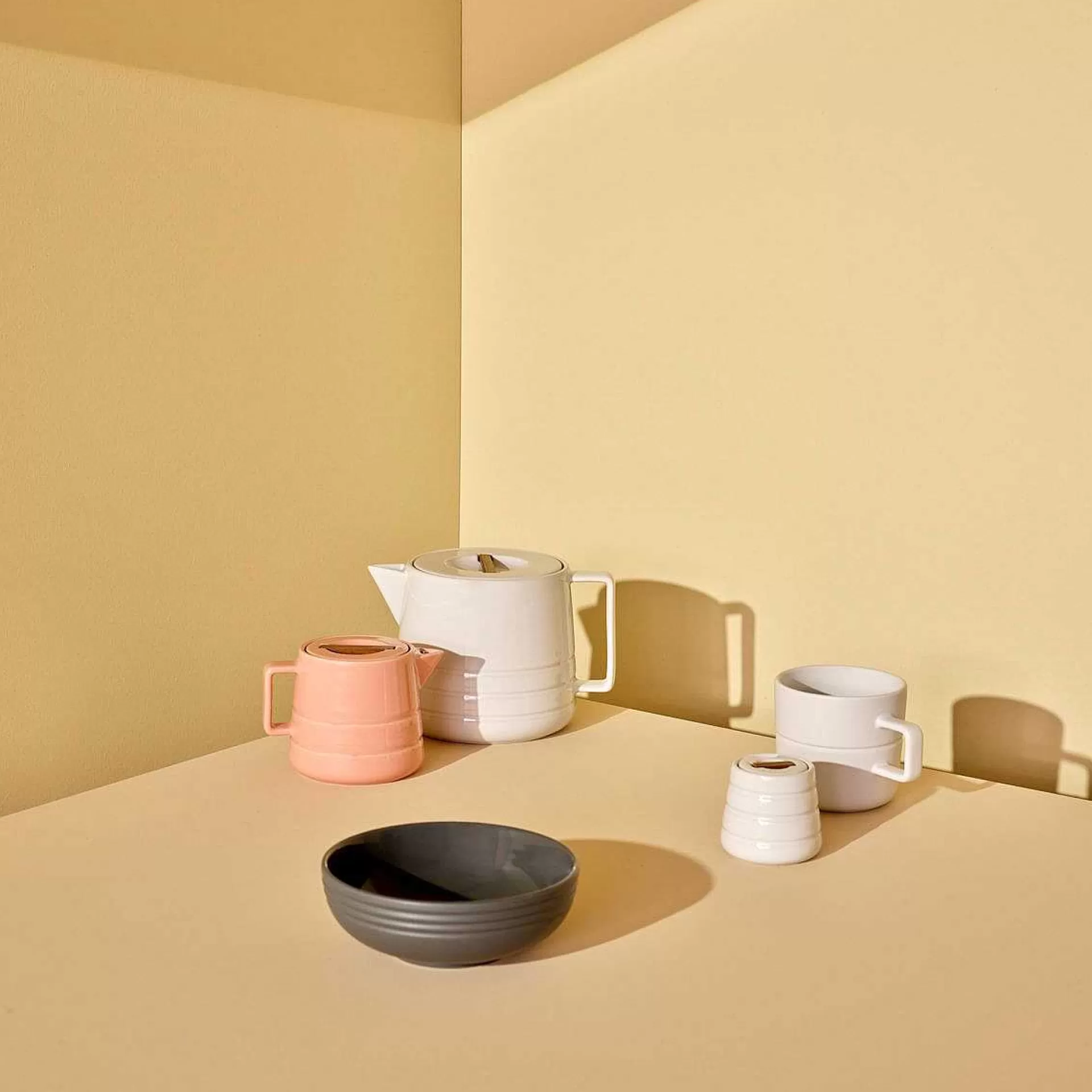 NJRD Frokostskåler*Lines Skal O16 Cm 6-Stk.
