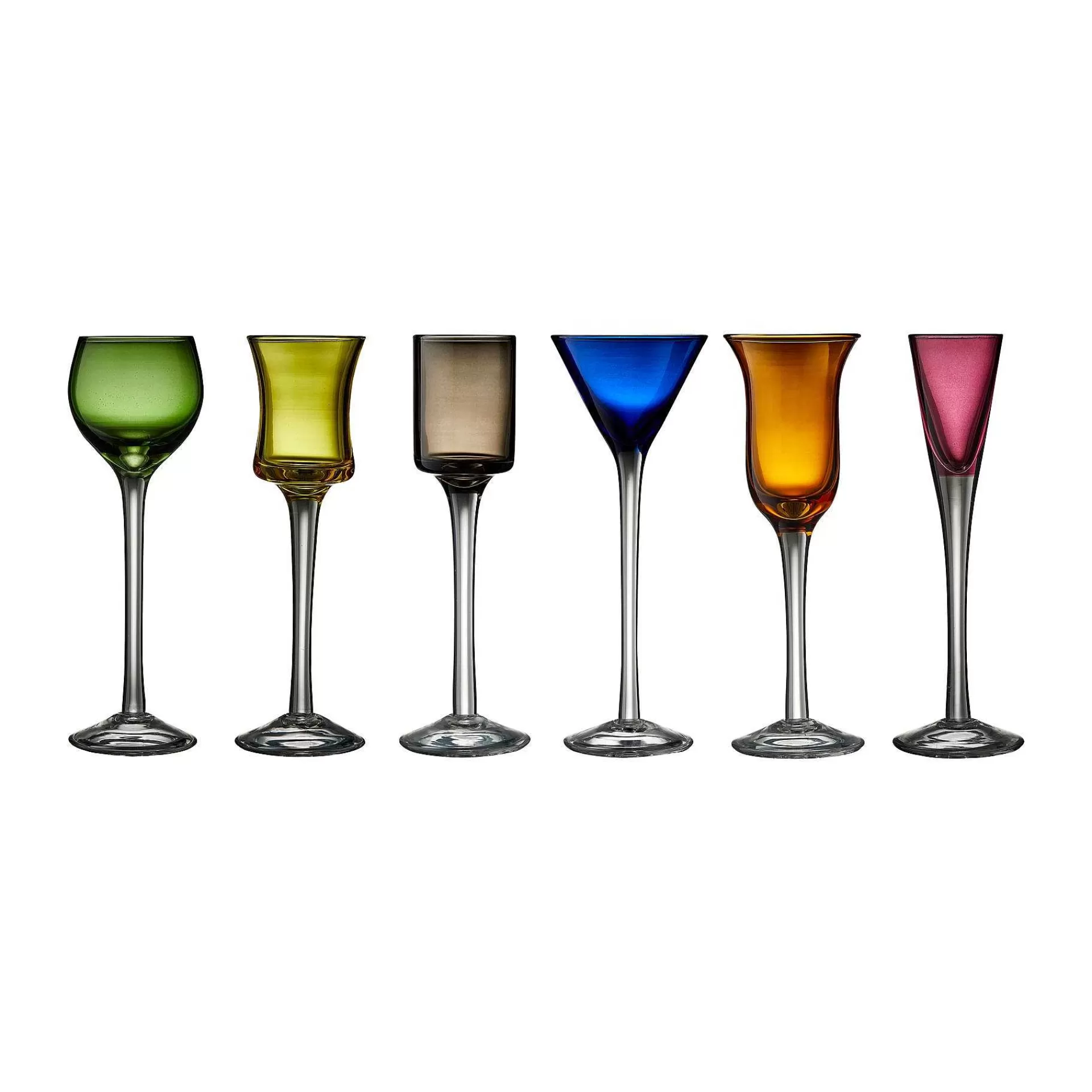 Lyngby Glas Drammeglass*s Snapsglass 2,5 5 Cl 6 Deler