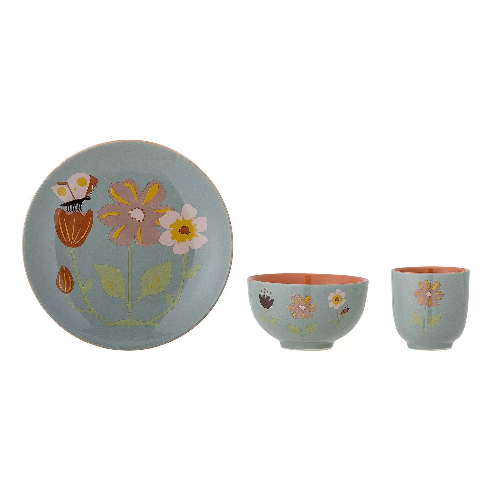 Bloomingville Barneserviser*Meadow Barneservise Steingods 3 Deler