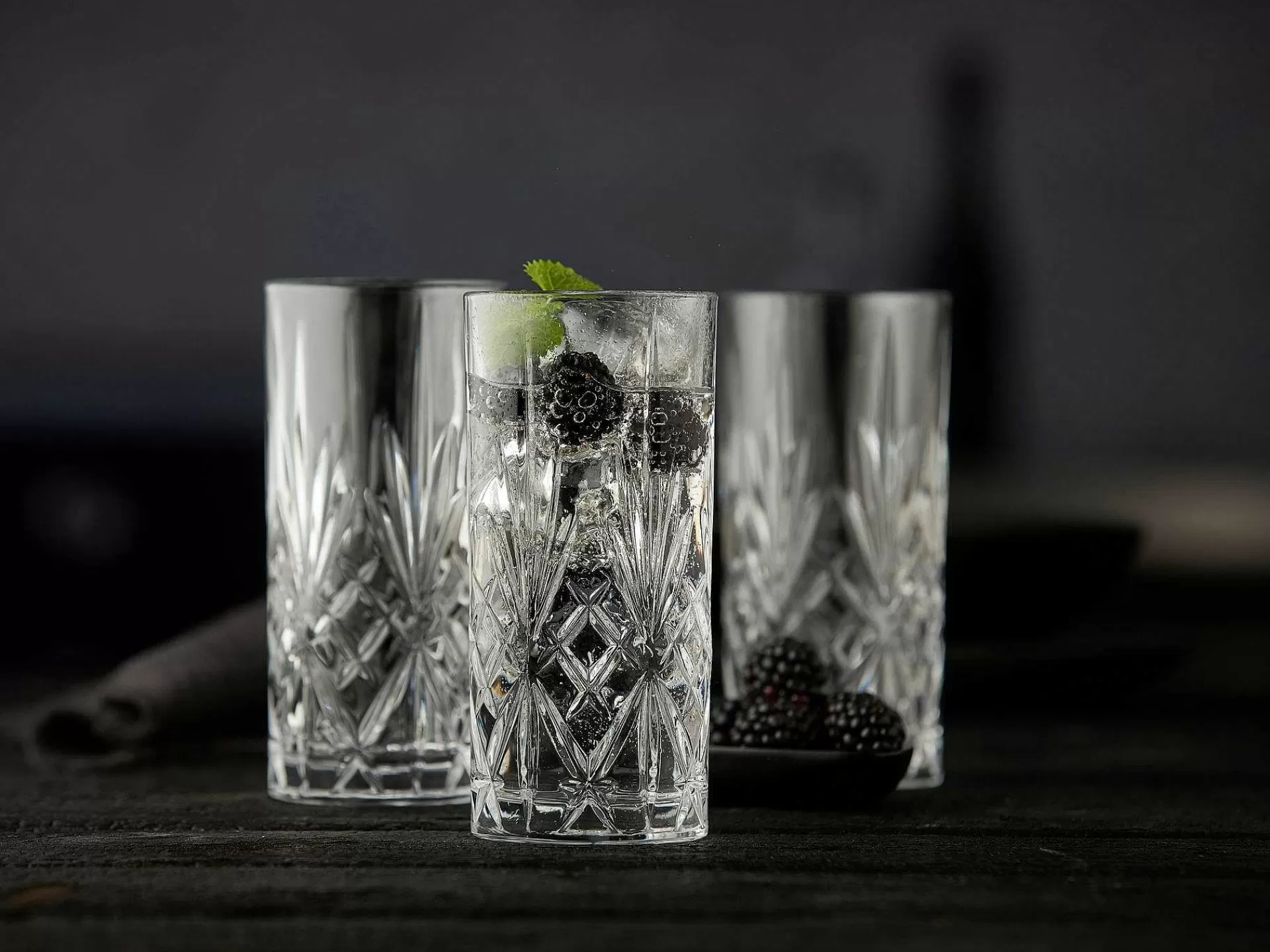 Lyngby Glas Highballglass & Longdrinkglass*Melodia Highballglass 36 Cl 6-Pakning