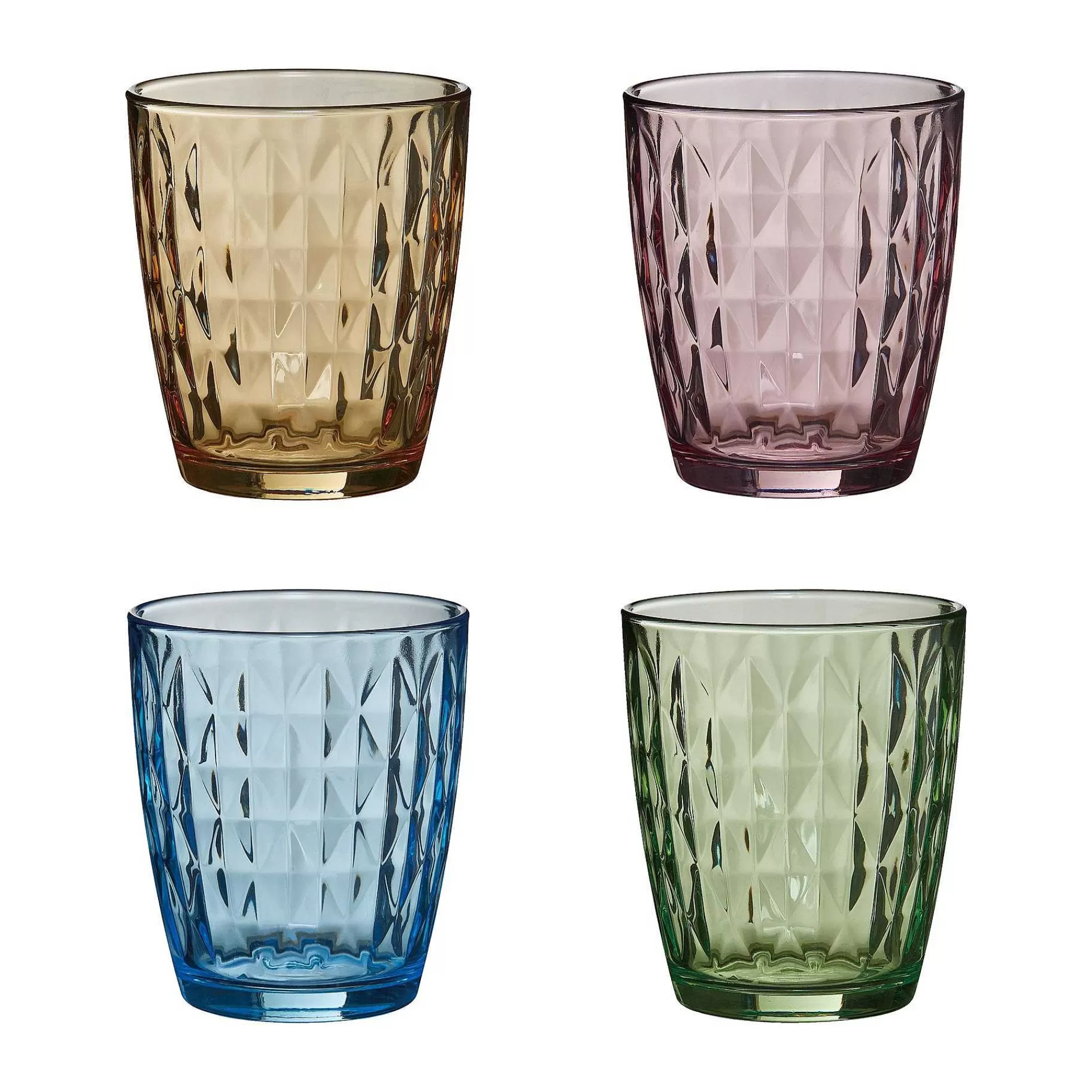 Aida Vannglass*Mosaic Drikkeglass 34 Cl 4-Pakning