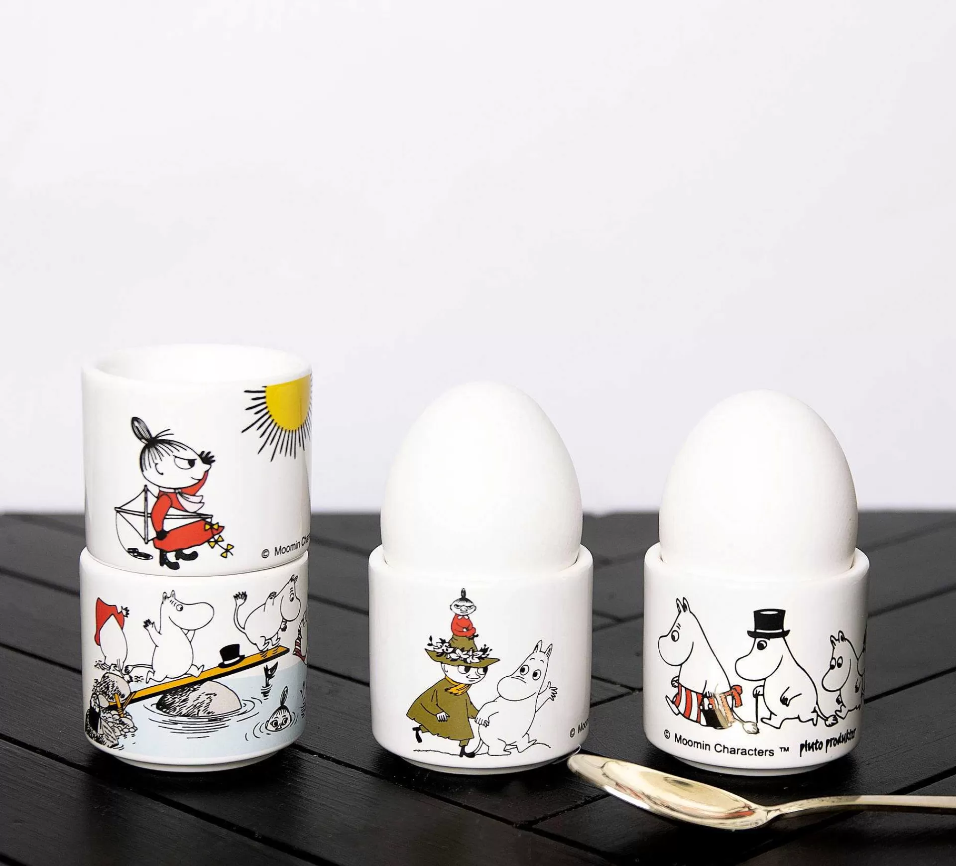 Pluto Design Eggeglass*Mummi Farge Eggeglass 4 Deler