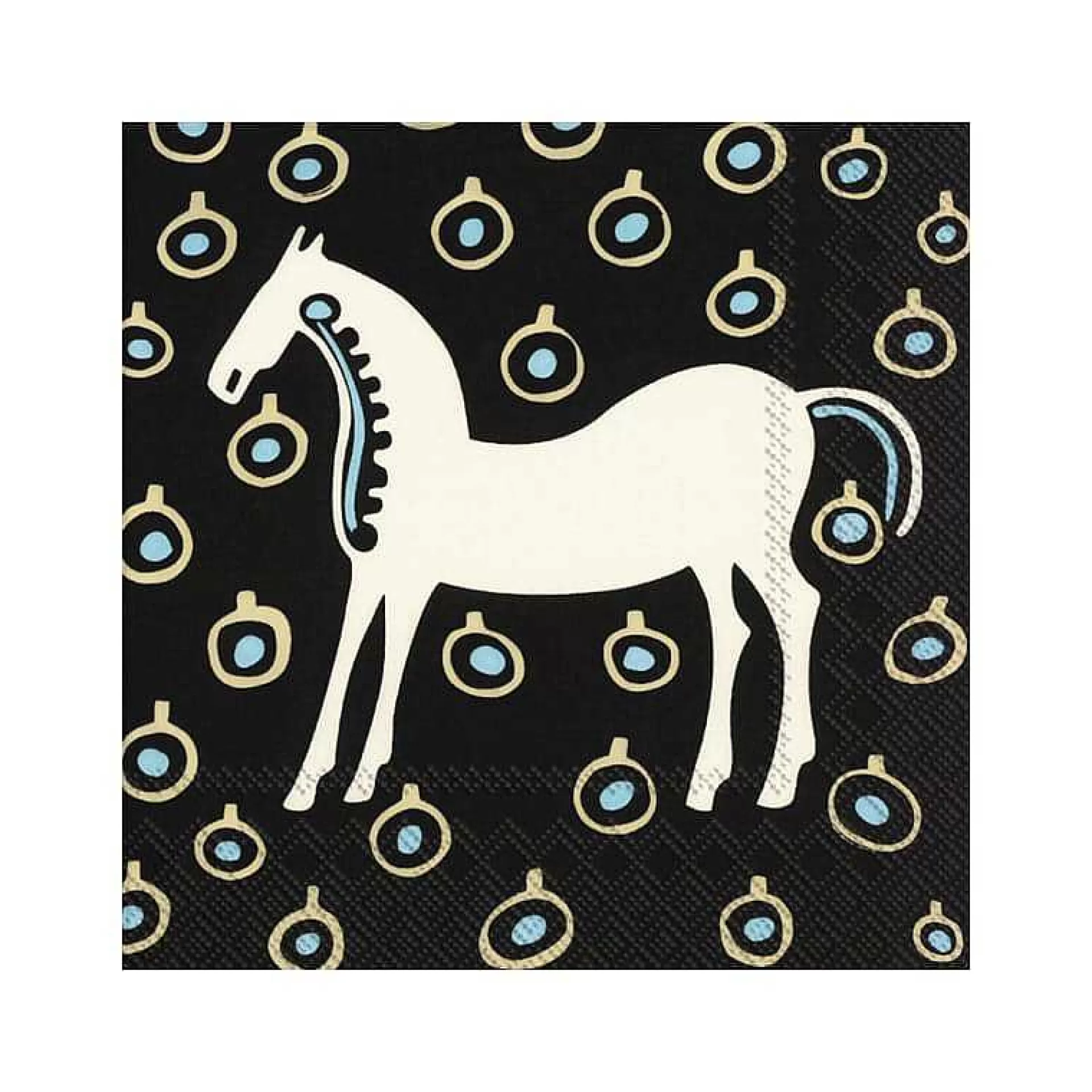 Marimekko Musta Tamma Serviett 20-Pakning