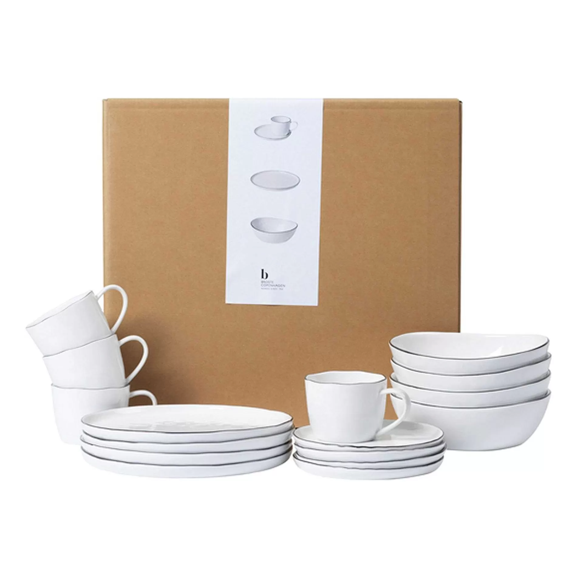 Broste Copenhagen Servise & Startsett*Nordic Salt Frokostservise