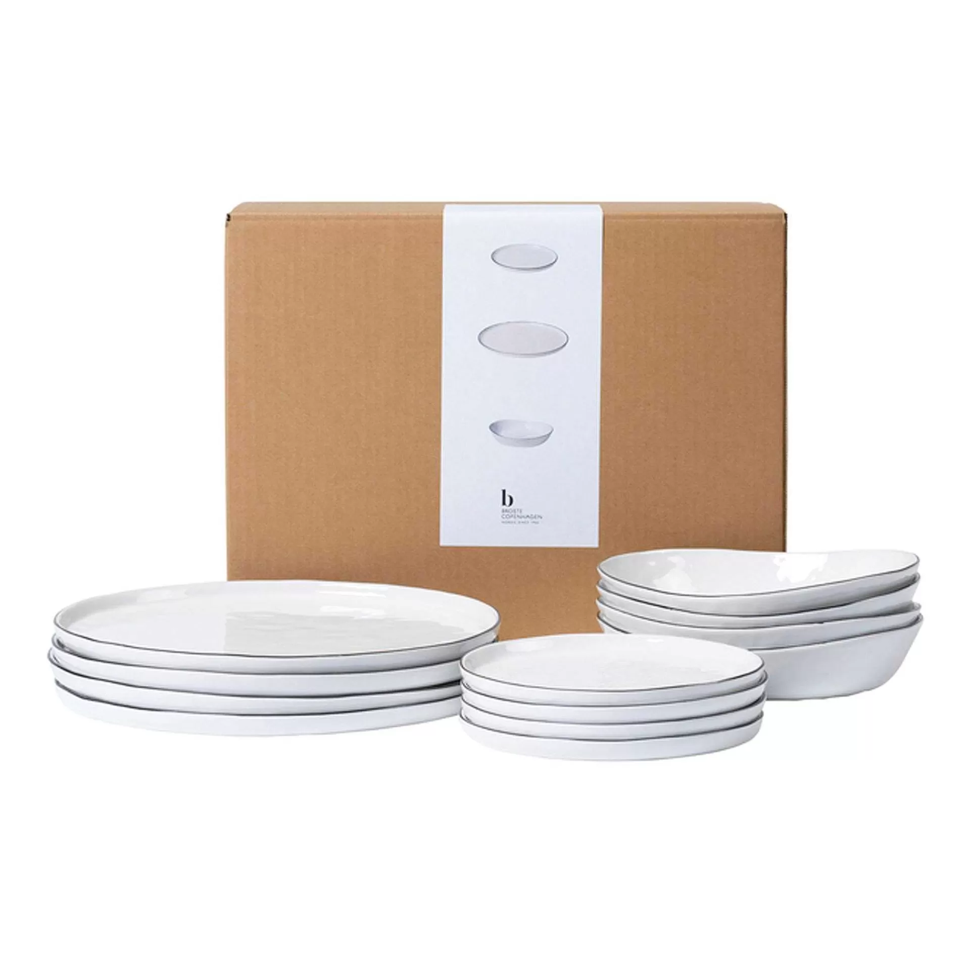 Broste Copenhagen Servise & Startsett*Nordic Salt Servise Sett