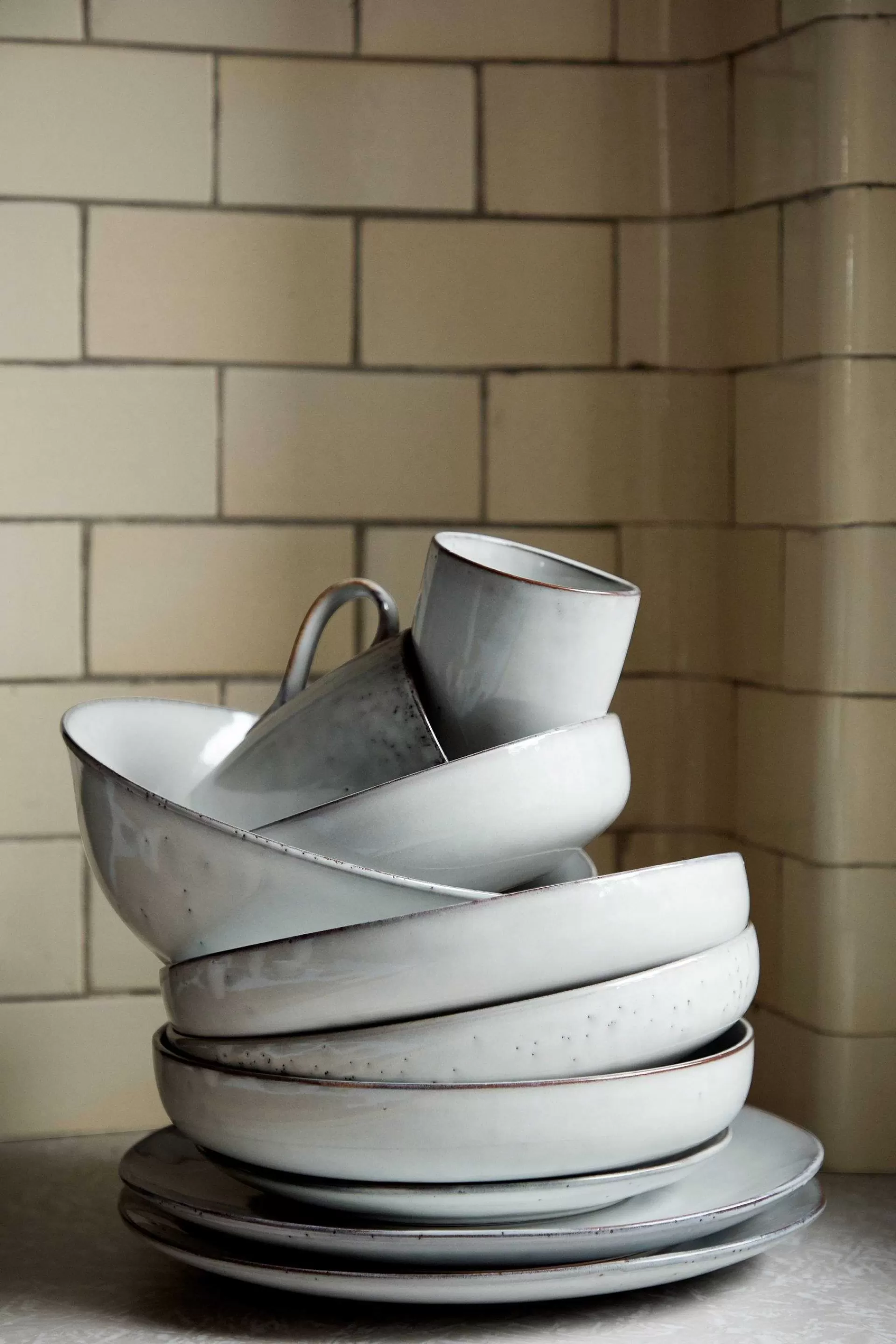 Broste Copenhagen Servise & Startsett*Nordic Sand Frokostservise