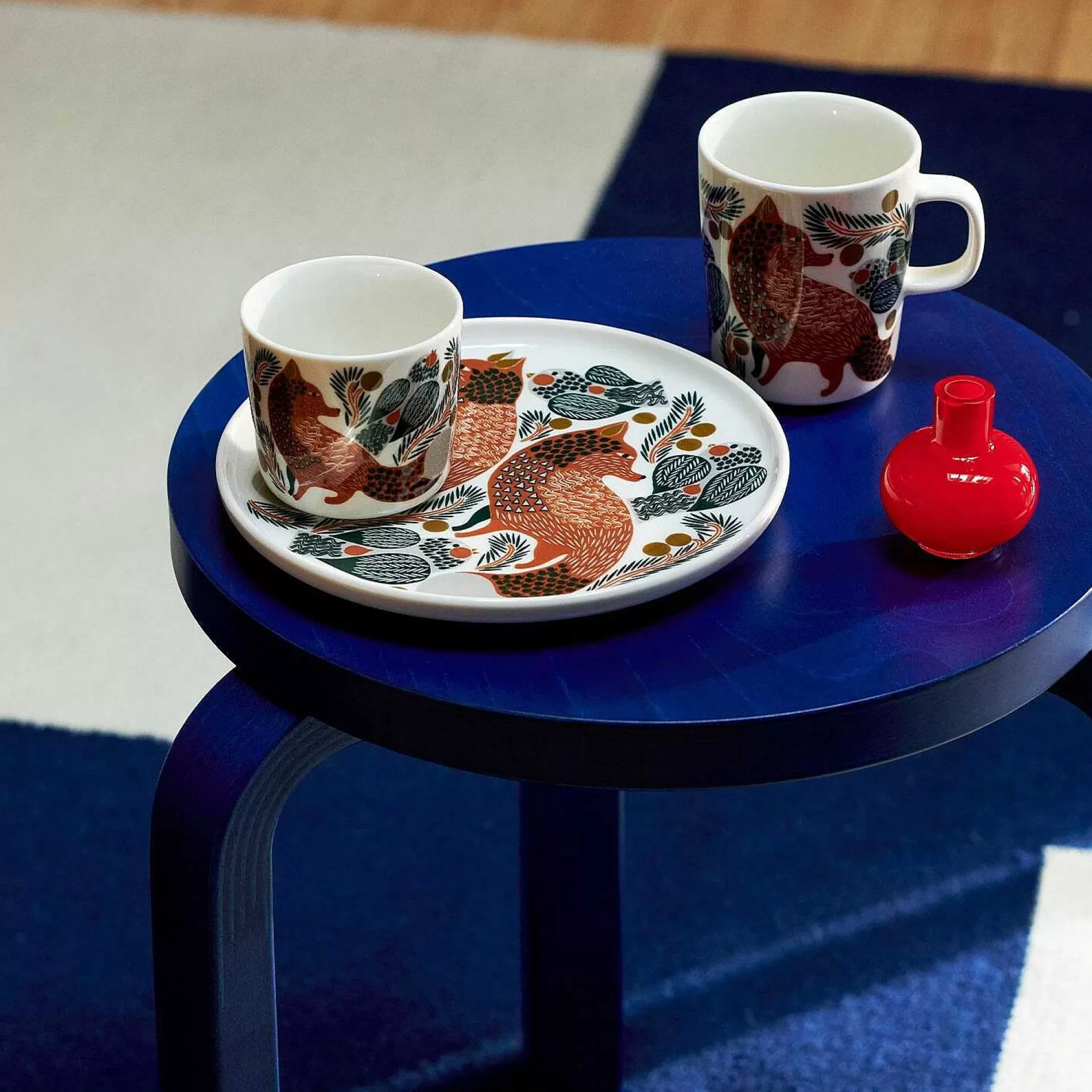 Marimekko Asjetter*Oiva Ketunmarja Tallerken O20 Cm