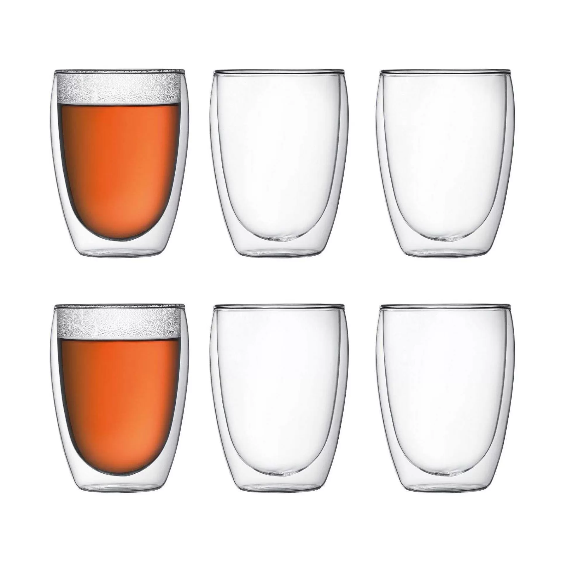 Bodum Vannglass*Pavina Glass Med Doble Vegg 6 Stk