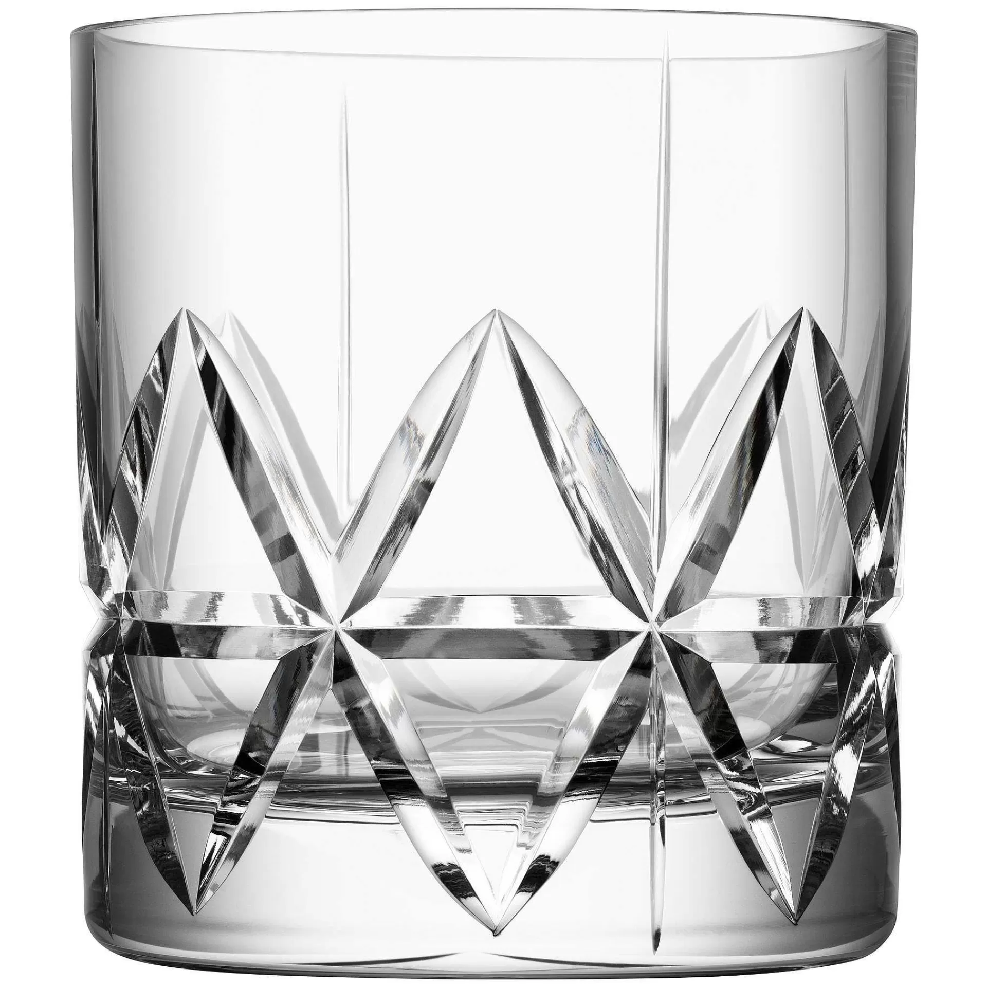 Orrefors Whiskyglass & Cognacglass*Peak Double Old Fashioned Glass 4-Stk.