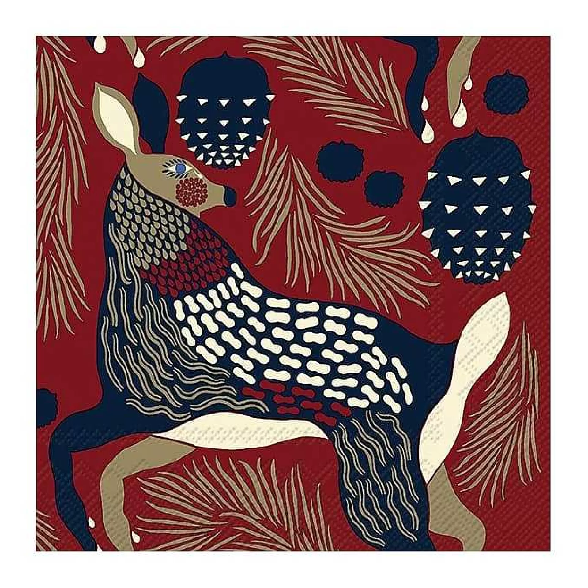 Marimekko Peura Serviett 33 X 33 Cm 20-Pakning