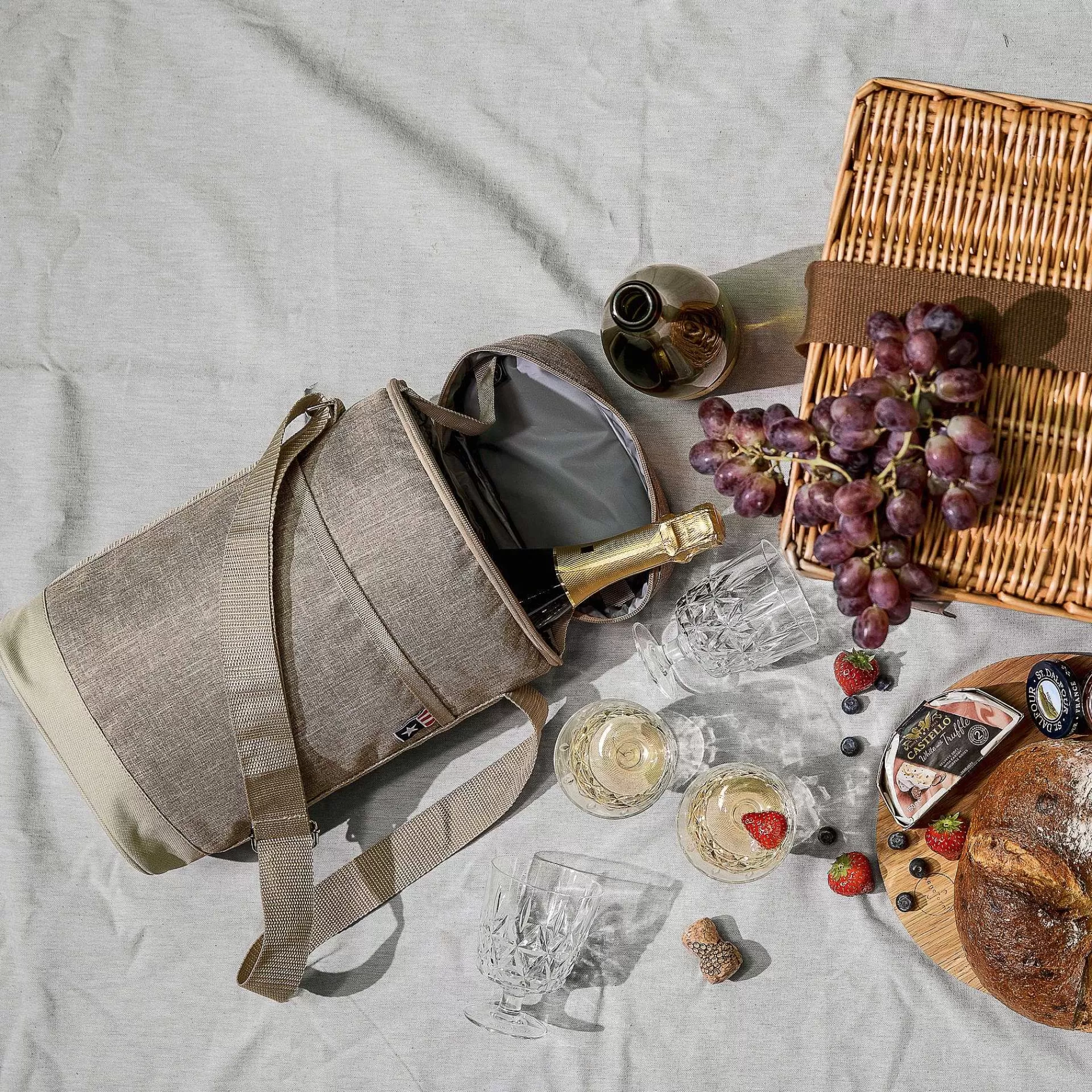 Sagaform Vannglass*Picknick Glass 4-Pakn.