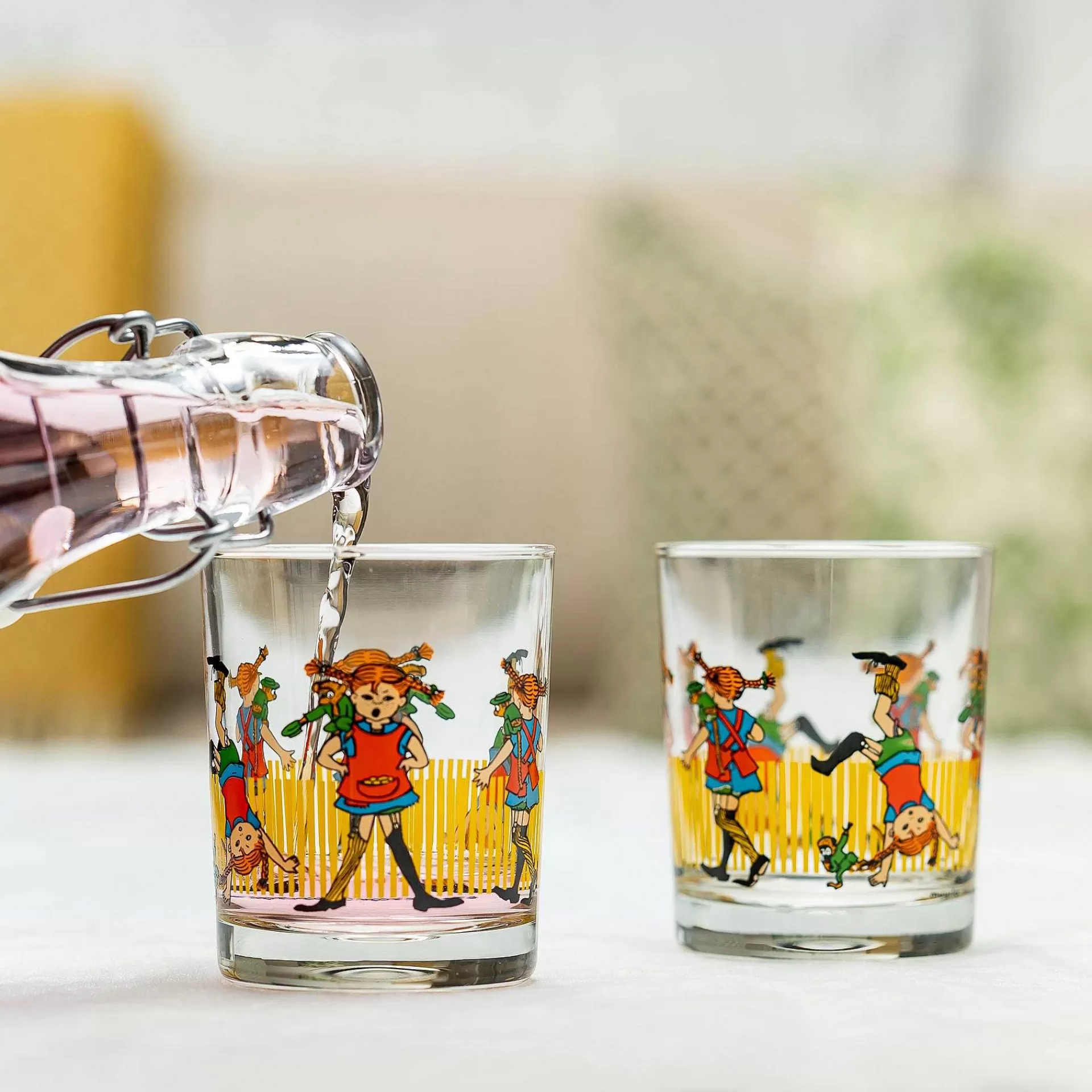 Muurla Vannglass*Pippi Drikkeglass 2 Dl