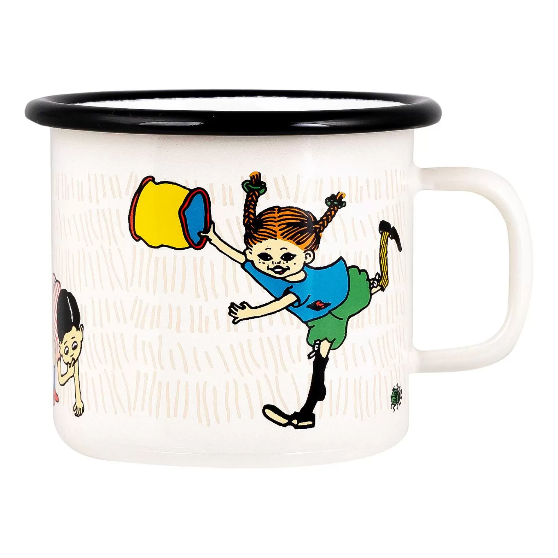Muurla Barneserviser*Pippi The Snirkle Hunt Emaljekopp 25 Cl