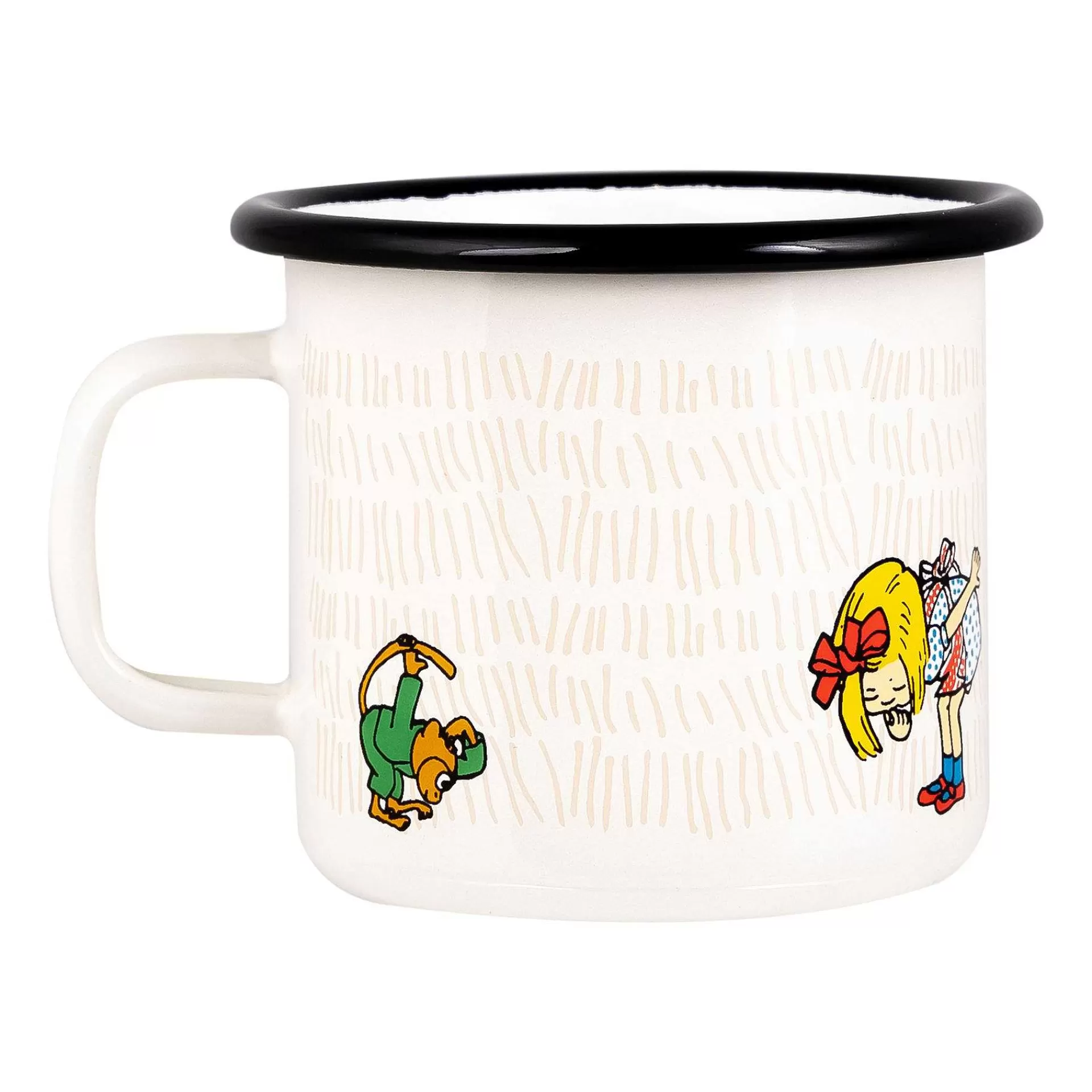 Muurla Barneserviser*Pippi The Snirkle Hunt Emaljekopp 25 Cl